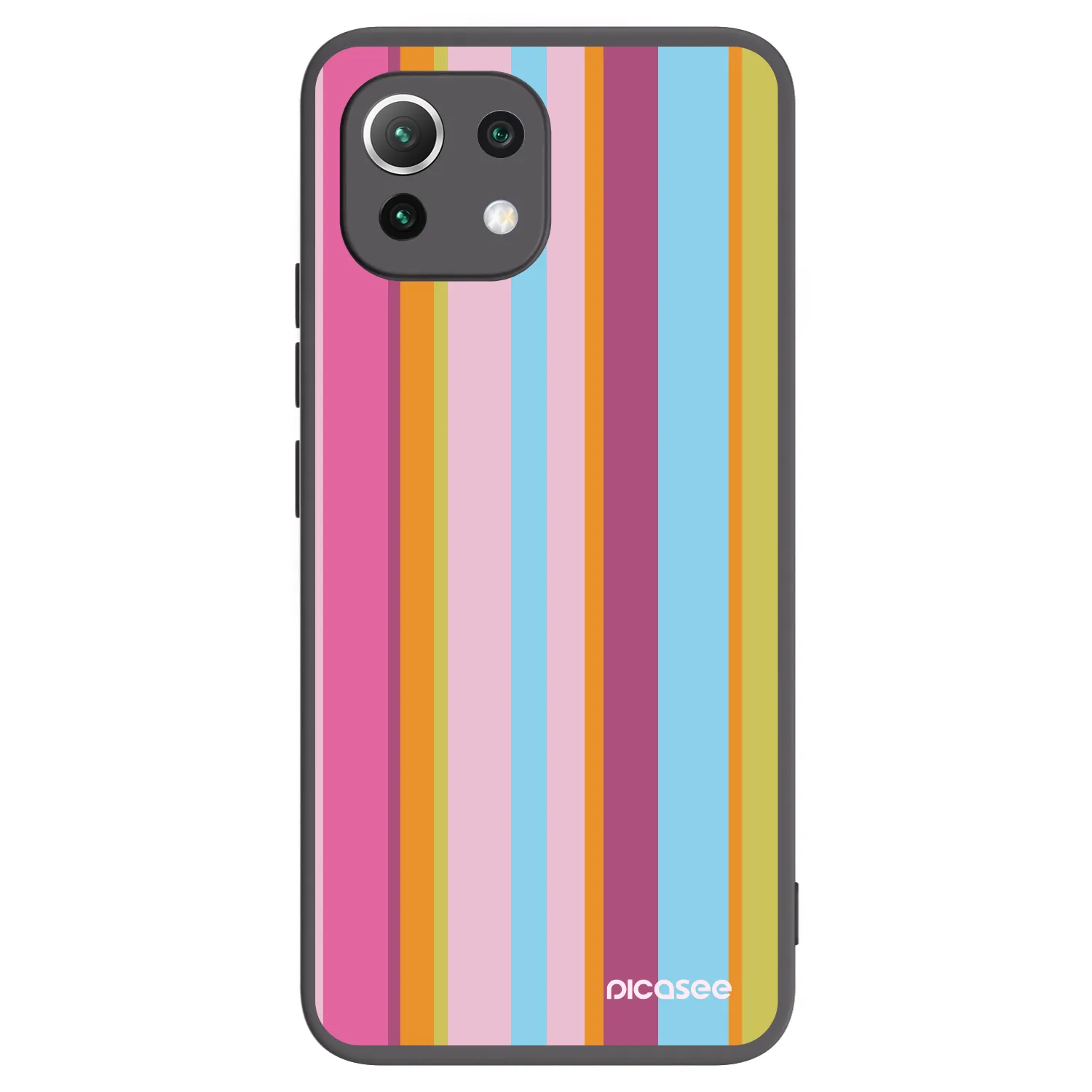 Picasee fekete szilikon tok az alábbi mobiltelefonokra Xiaomi Mi 11 Lite - Golden hour