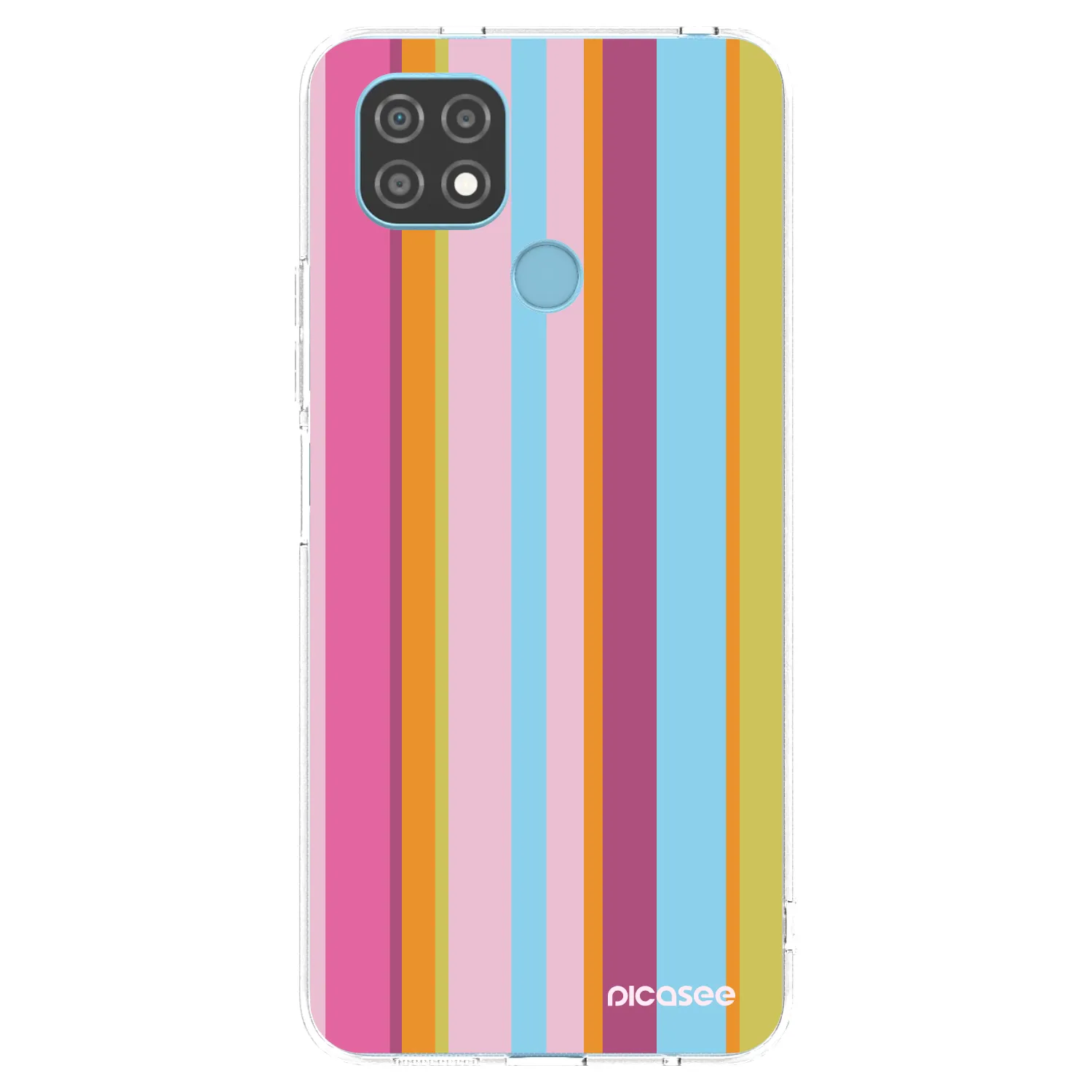 Picasee átlátszó szilikon tok az alábbi mobiltelefonokra Realme C21 - Golden hour