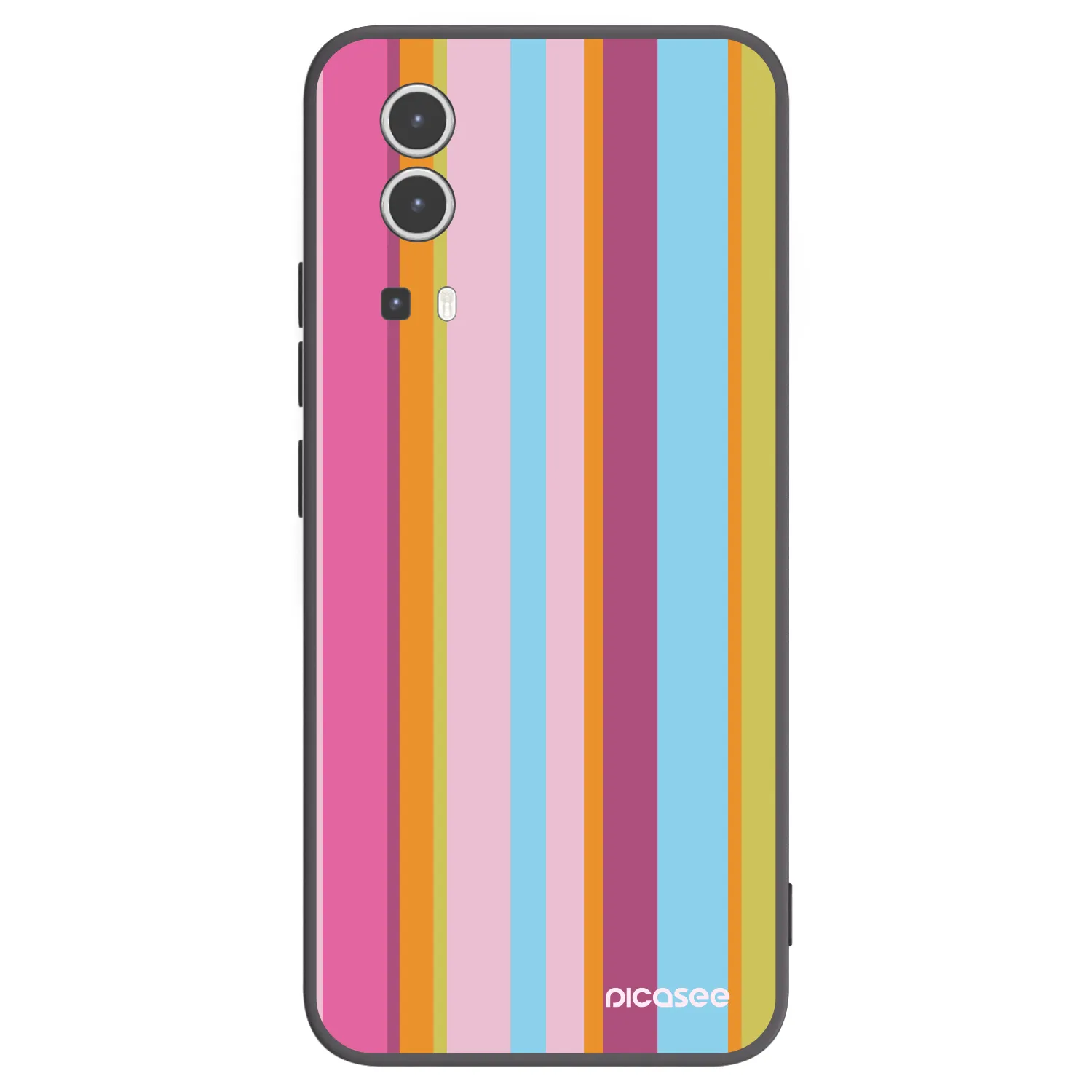 Picasee fekete szilikon tok az alábbi mobiltelefonokra Vivo Y72 5G - Golden hour