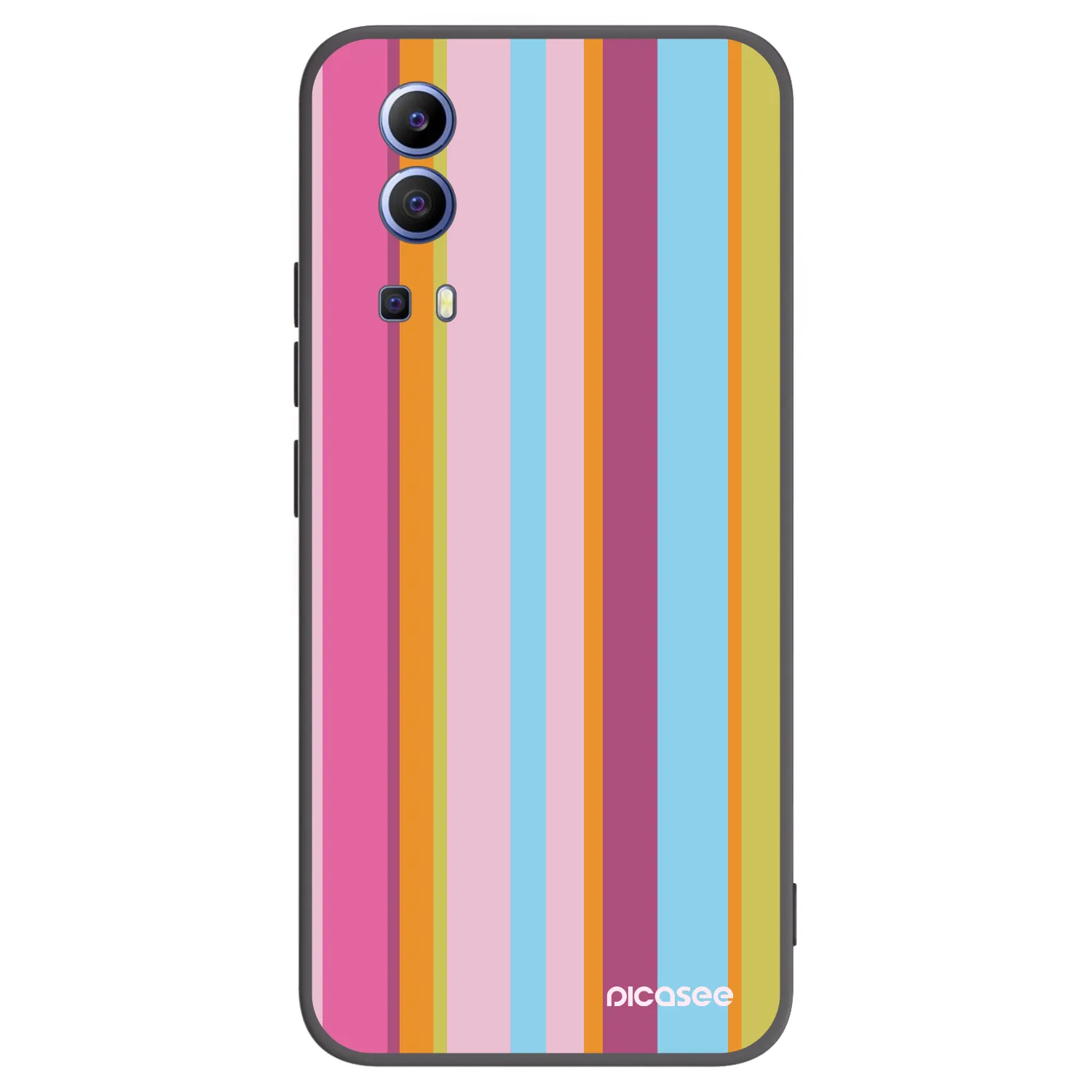 Picasee fekete szilikon tok az alábbi mobiltelefonokra Vivo Y52 5G - Golden hour