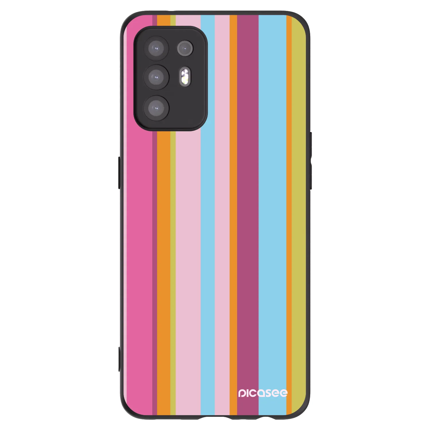 Picasee fekete szilikon tok az alábbi mobiltelefonokra OPPO A94 5G - Golden hour