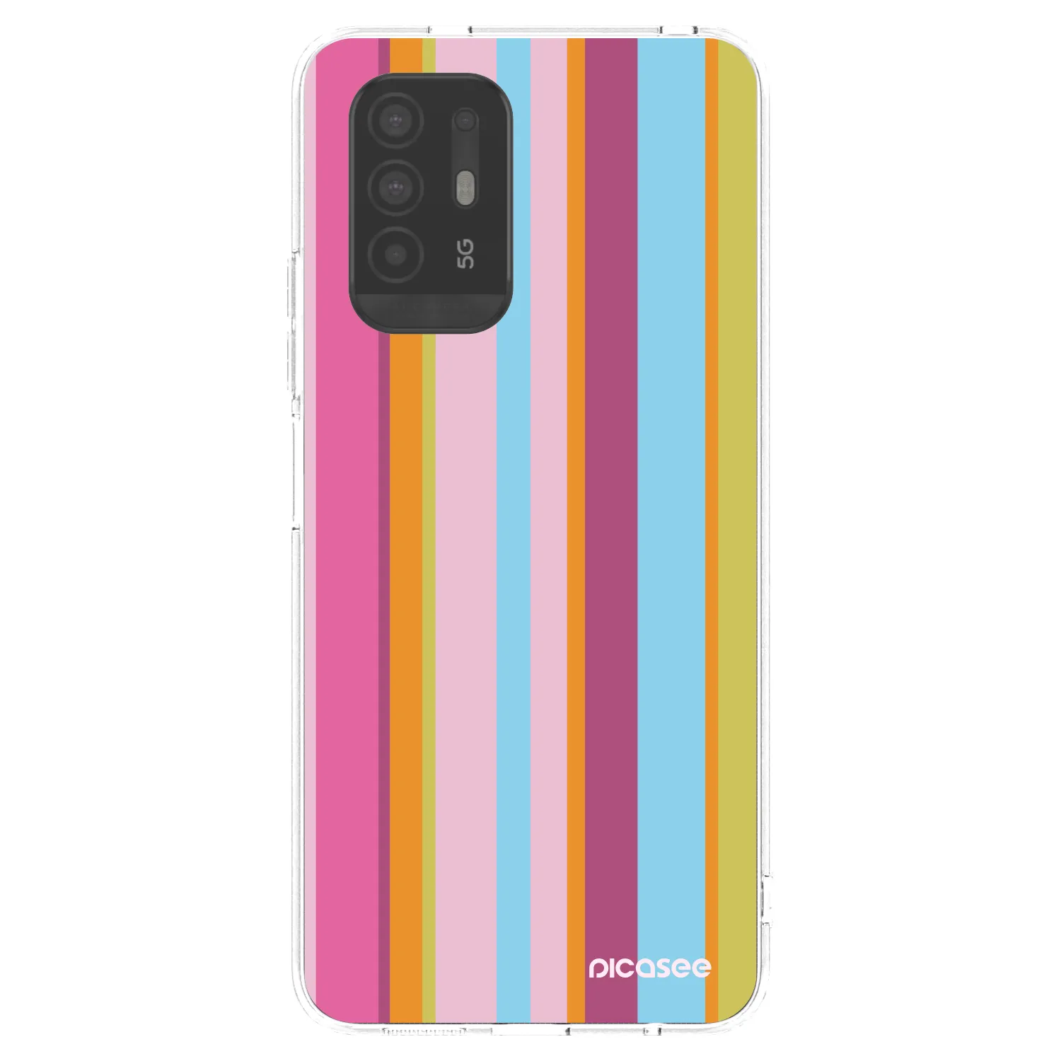 Picasee átlátszó szilikon tok az alábbi mobiltelefonokra OPPO A94 5G - Golden hour