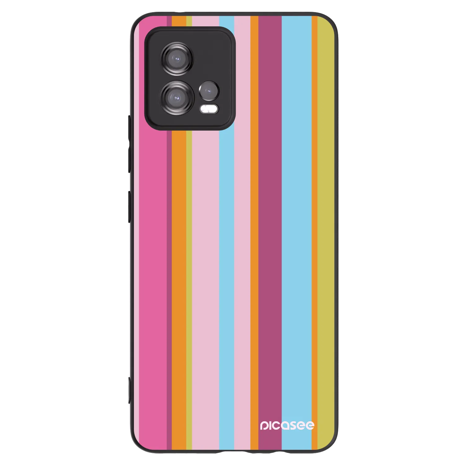 Picasee fekete szilikon tok az alábbi mobiltelefonokra Motorola Moto G72 - Golden hour