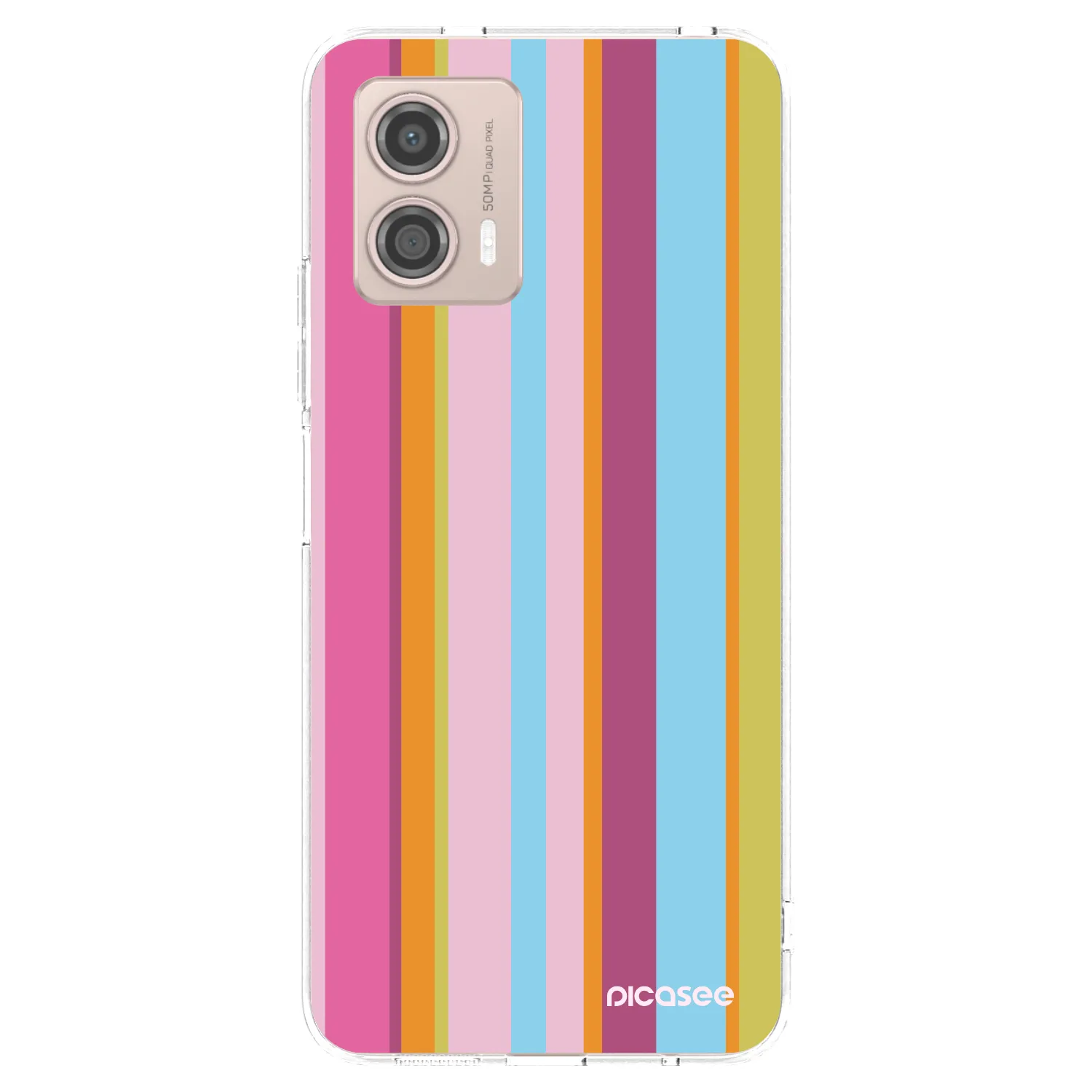 Picasee átlátszó szilikon tok az alábbi mobiltelefonokra Motorola Moto G53 5G - Golden hour