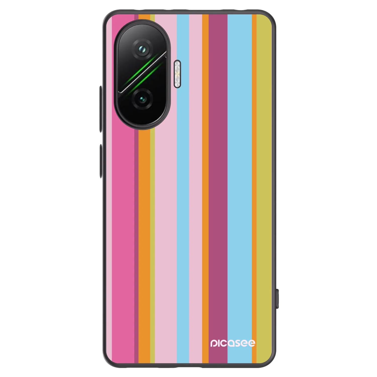 Picasee fekete szilikon tok az alábbi mobiltelefonokra Xiaomi Poco F7 Pro 5G - Golden hour