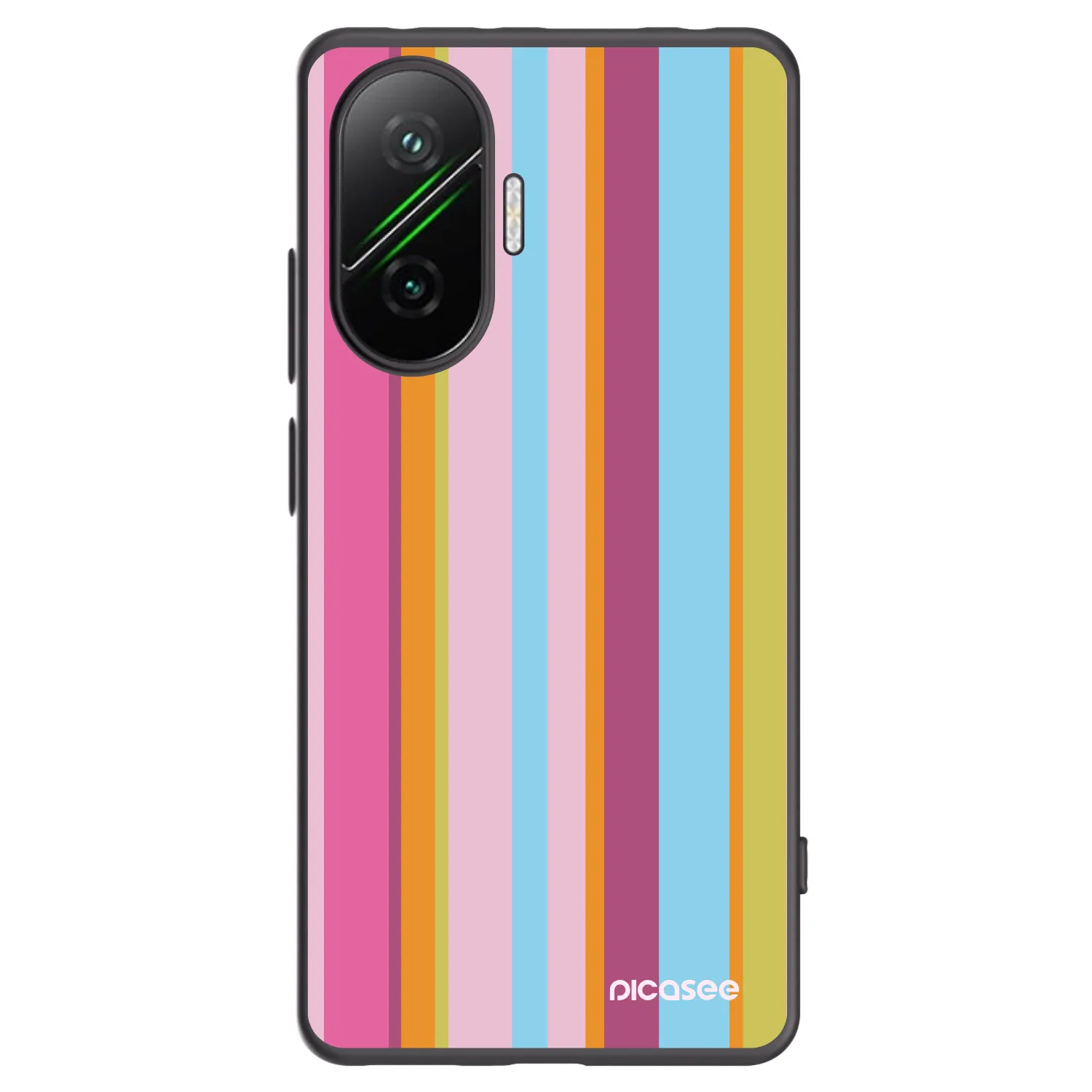 Picasee fekete szilikon tok az alábbi mobiltelefonokra Xiaomi Poco F7 5G - Golden hour
