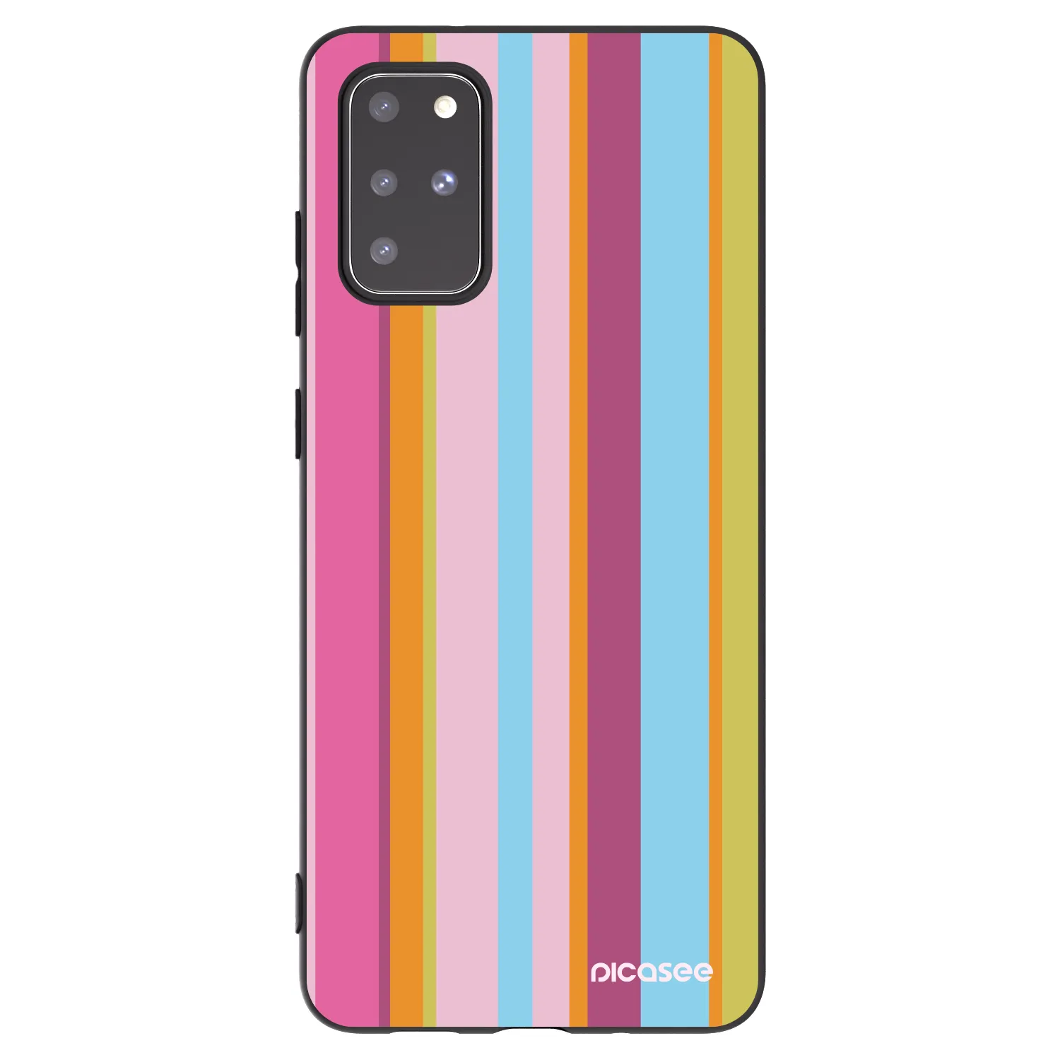 Picasee fekete szilikon tok az alábbi mobiltelefonokra Samsung Galaxy S20+ G985F - Golden hour