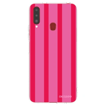 Picasee átlátszó szilikon tok az alábbi mobiltelefonokra Samsung Galaxy A20s - Hot tropic
