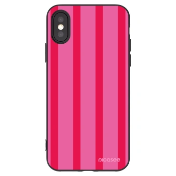 Picasee fekete szilikon tok az alábbi mobiltelefonokra Apple iPhone X/XS - Hot tropic