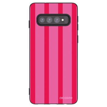 Picasee fekete szilikon tok az alábbi mobiltelefonokra Samsung Galaxy S10 G973 - Hot tropic