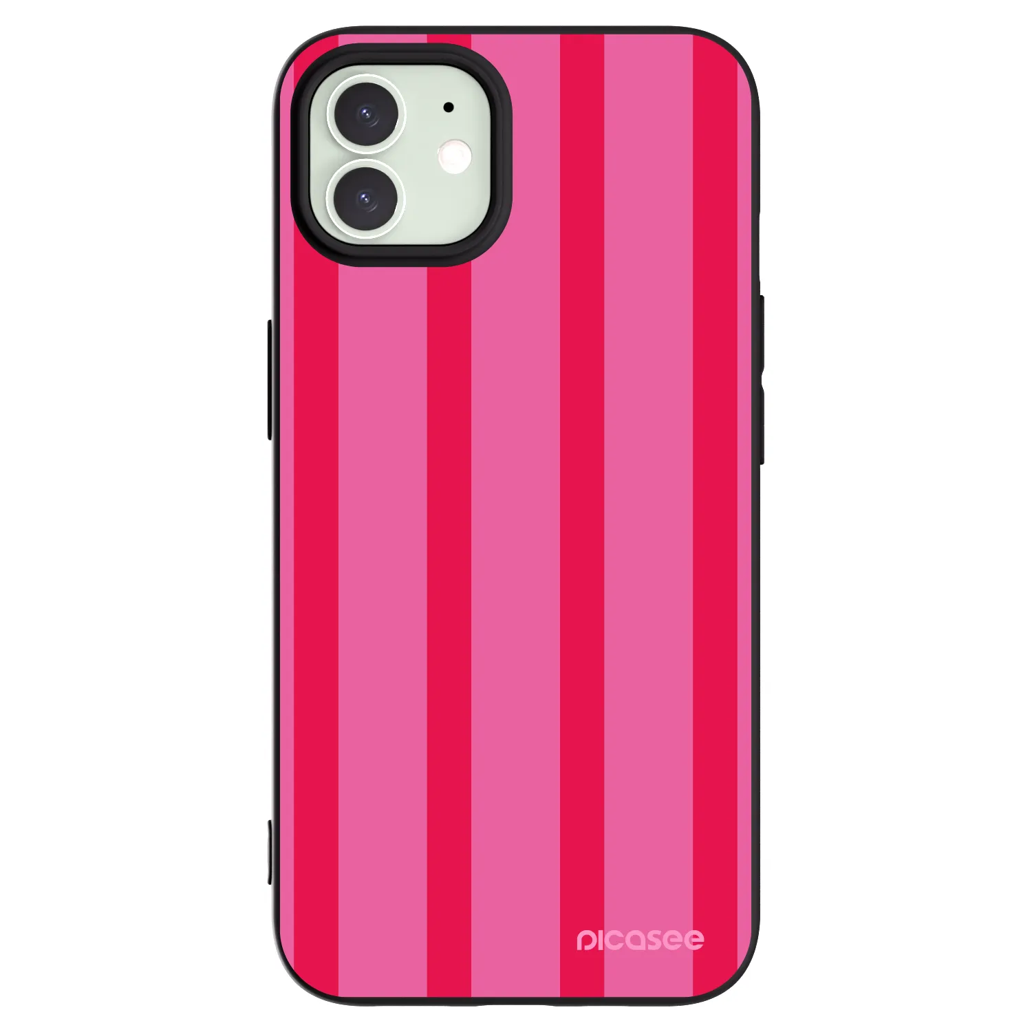 Picasee fekete szilikon tok az alábbi mobiltelefonokra Apple iPhone 12 Pro - Hot tropic