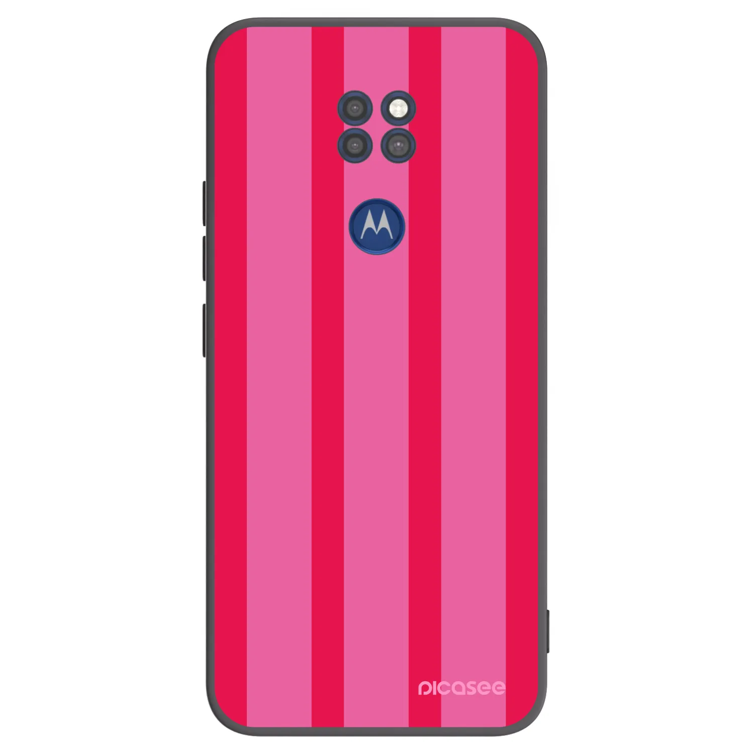 Picasee fekete szilikon tok az alábbi mobiltelefonokra Motorola Moto G9 Play - Hot tropic