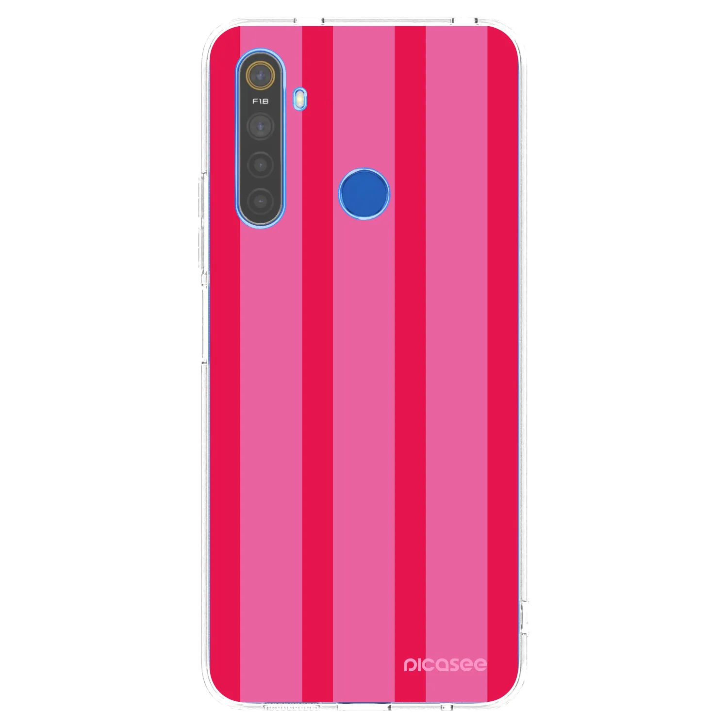 Picasee átlátszó szilikon tok az alábbi mobiltelefonokra Realme 5 - Hot tropic