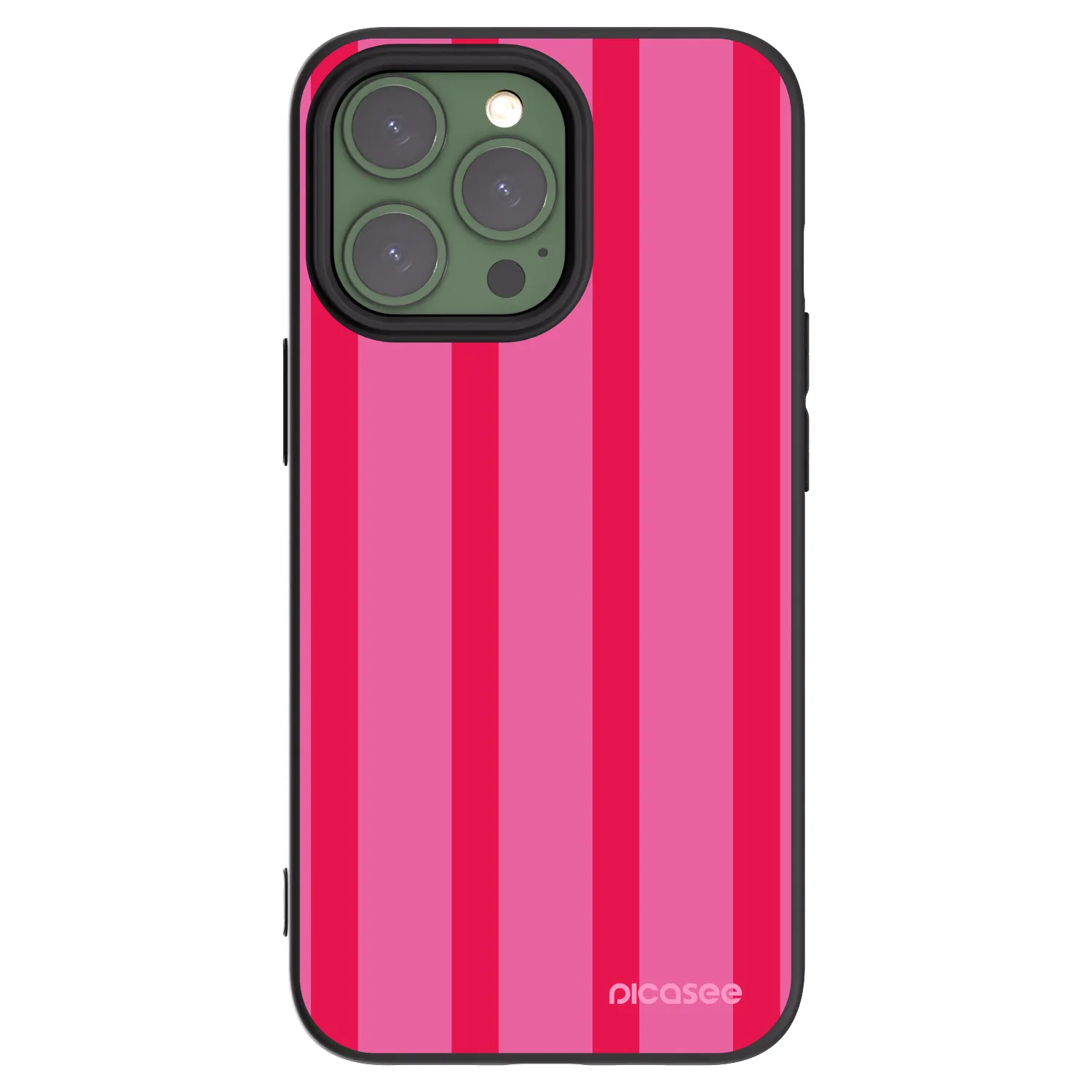 Picasee fekete szilikon tok az alábbi mobiltelefonokra Apple iPhone 13 Pro - Hot tropic