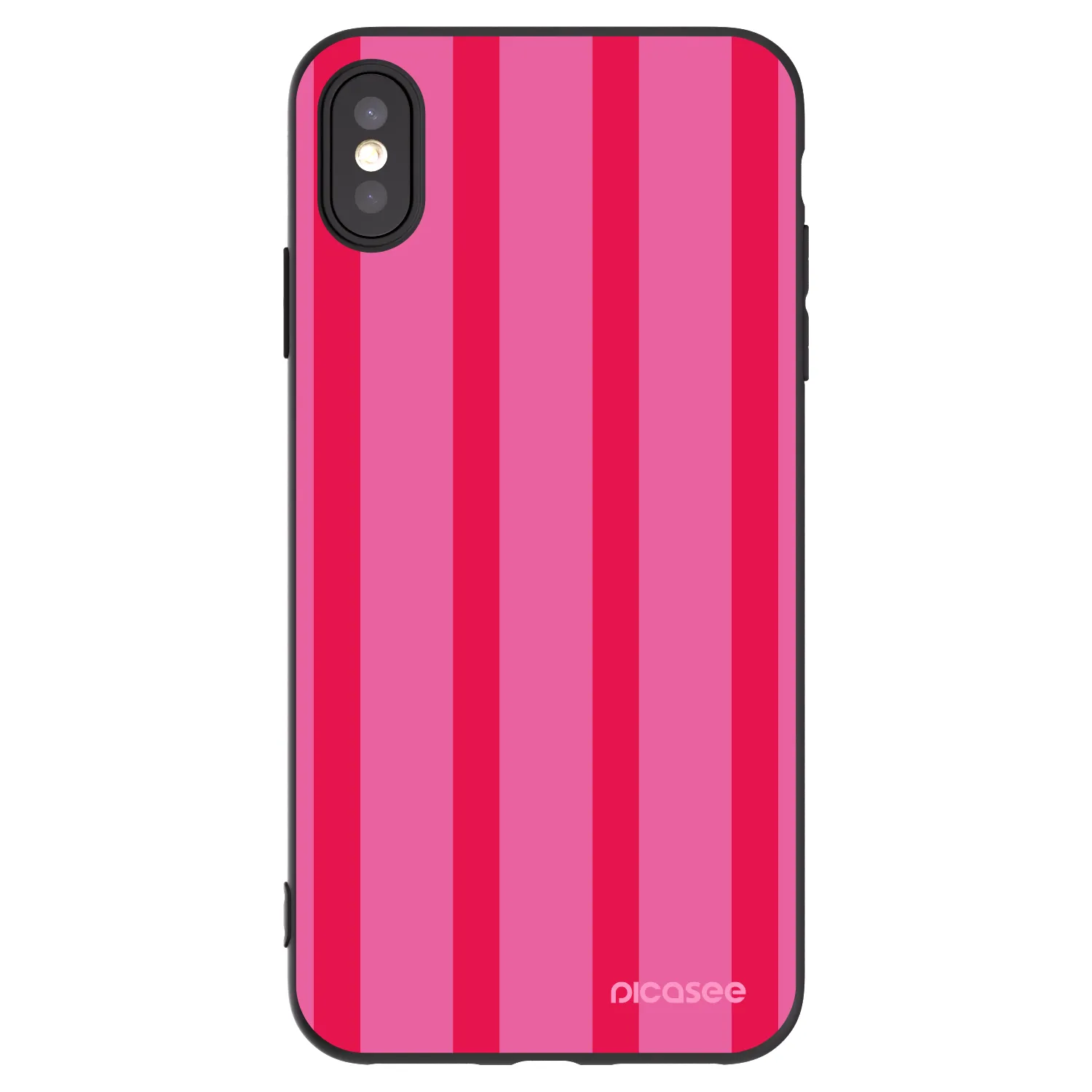 Picasee fekete szilikon tok az alábbi mobiltelefonokra Apple iPhone XS Max - Hot tropic