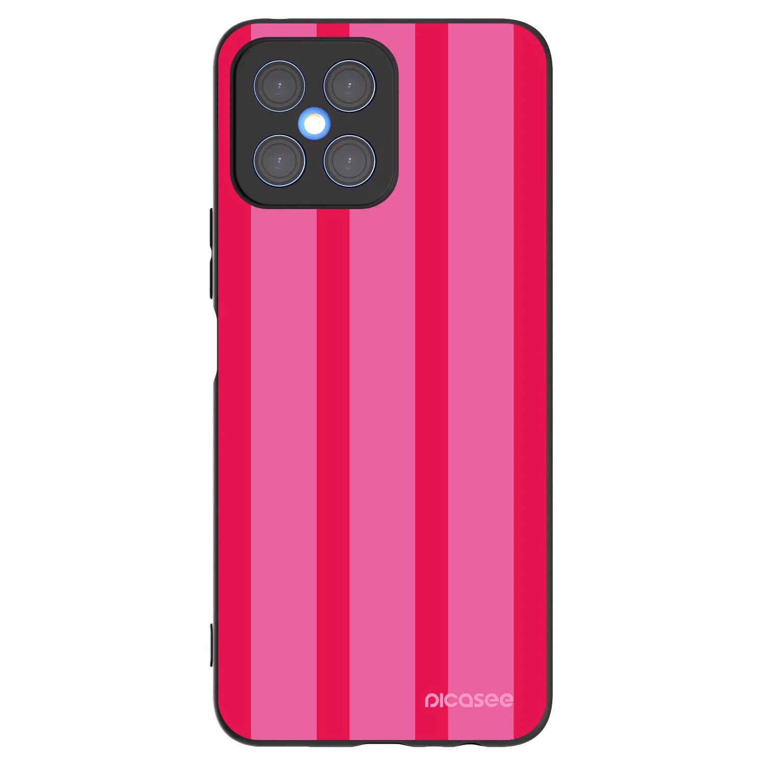 Picasee fekete szilikon tok az alábbi mobiltelefonokra Honor X8 4G - Hot tropic
