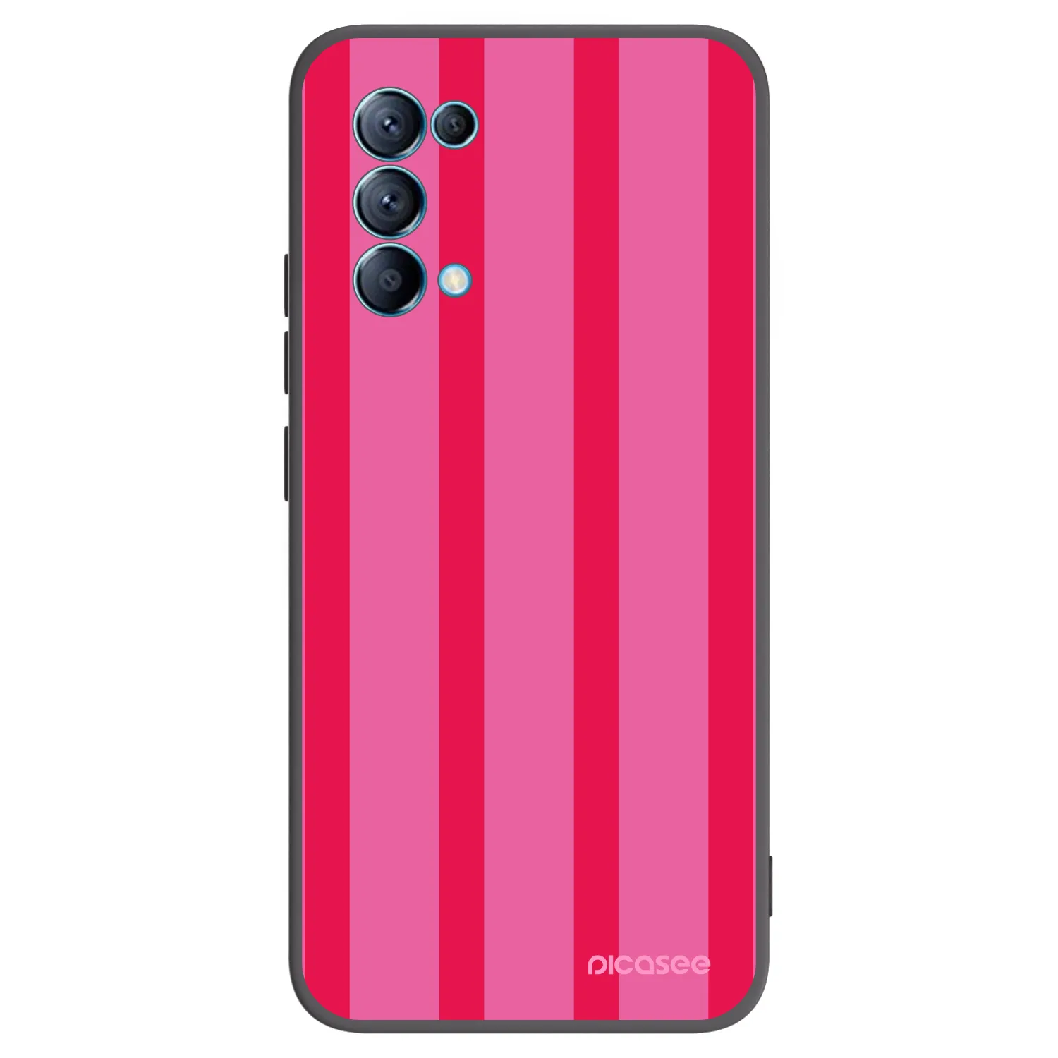 Picasee fekete szilikon tok az alábbi mobiltelefonokra OPPO A16s - Hot tropic