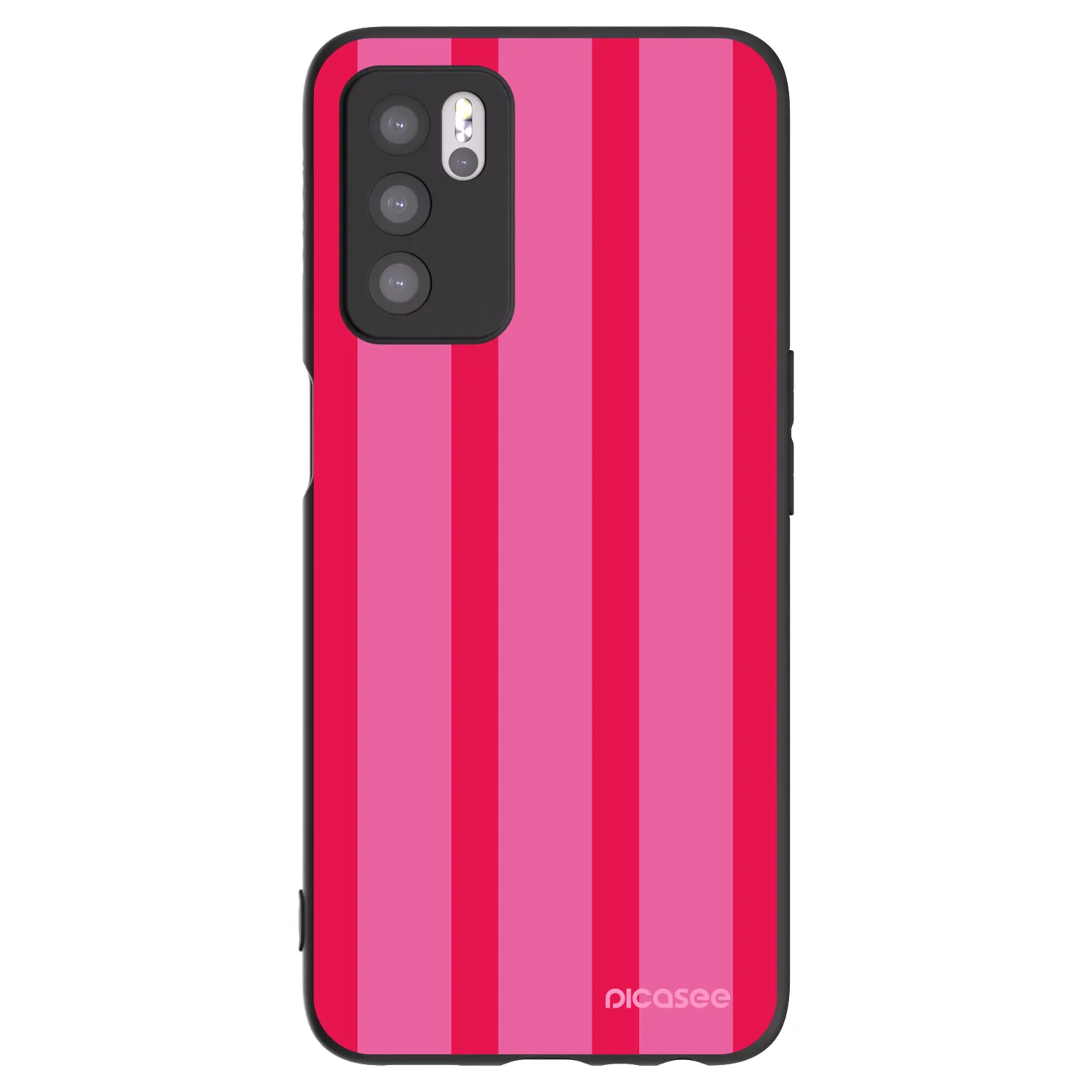Picasee fekete szilikon tok az alábbi mobiltelefonokra OPPO A16s - Hot tropic