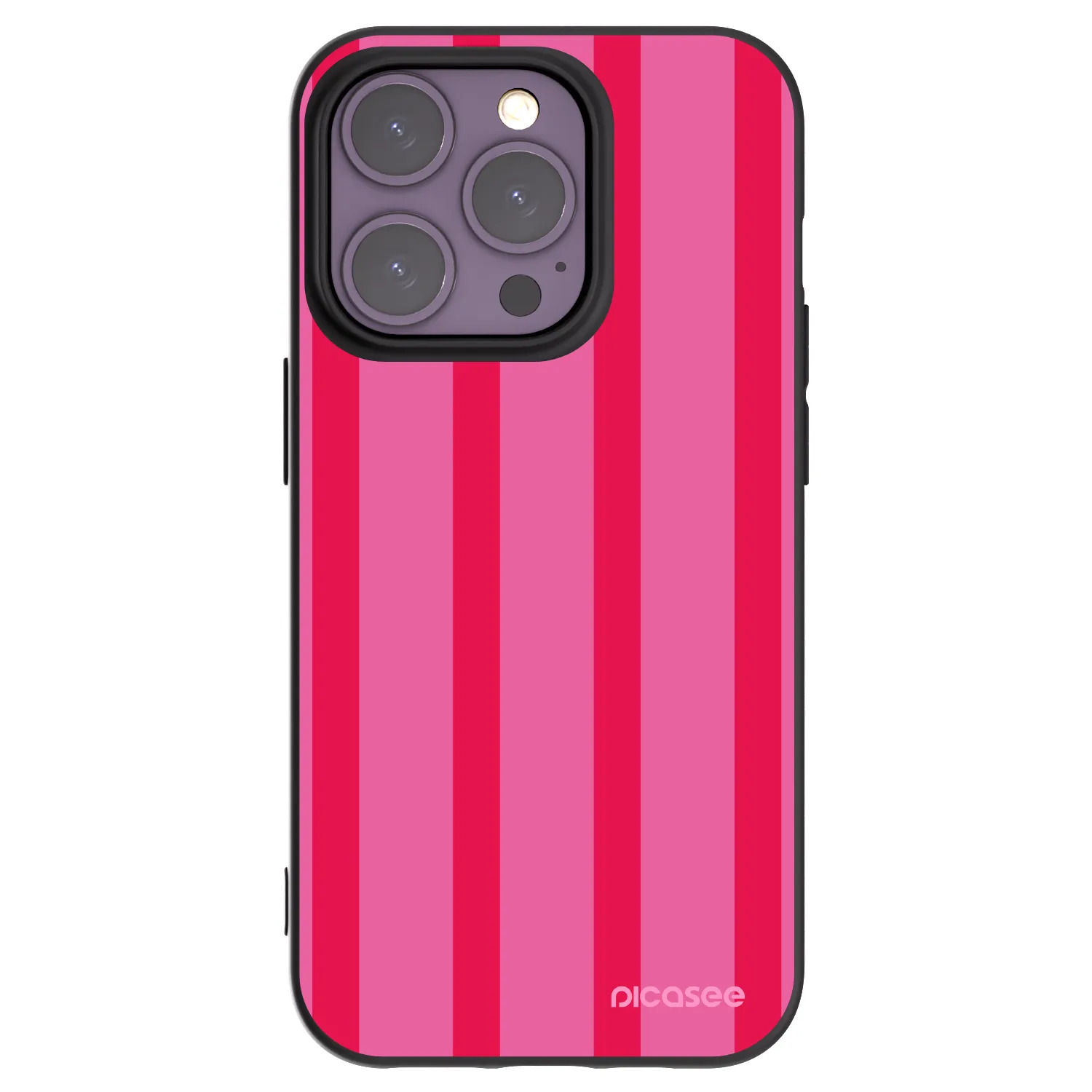 Picasee fekete szilikon tok az alábbi mobiltelefonokra Apple iPhone 14 Pro - Hot tropic