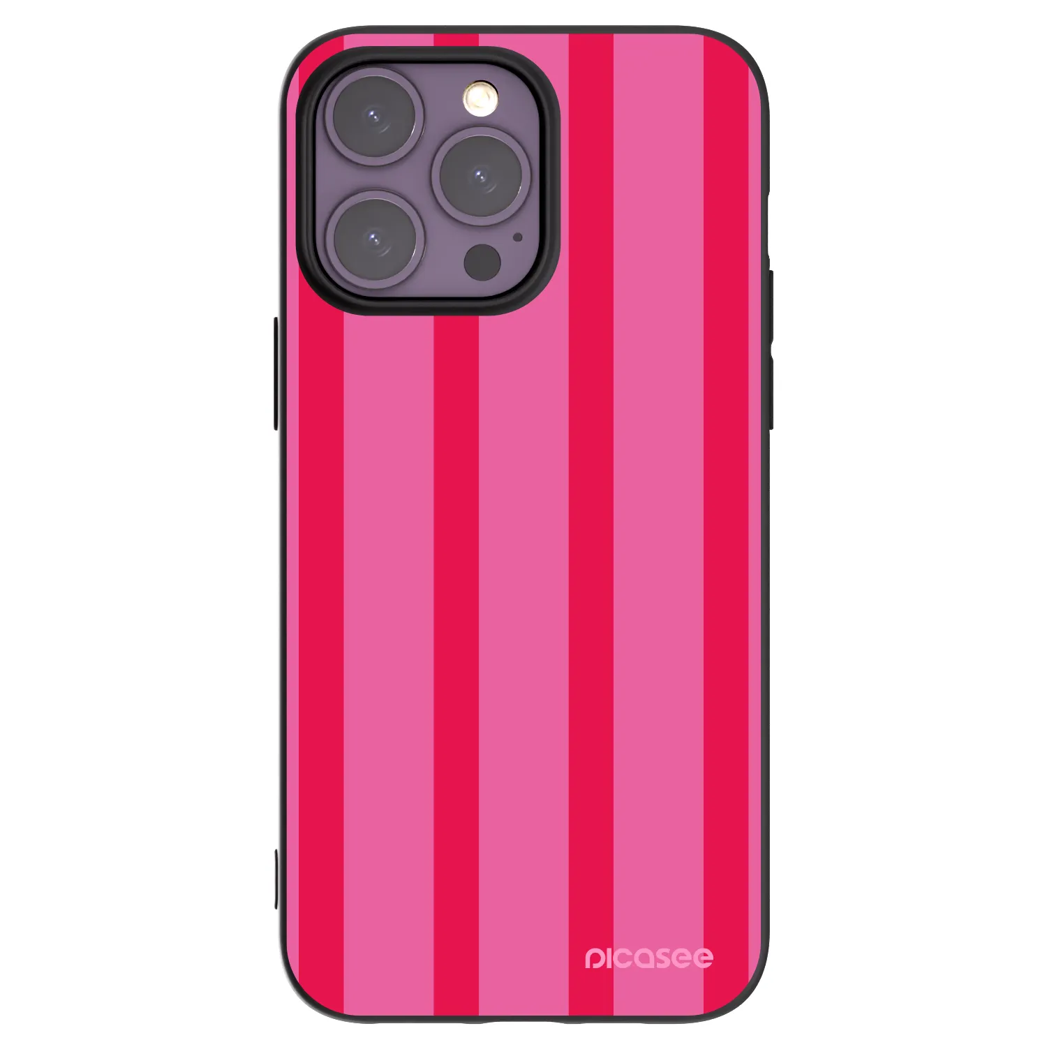 Picasee fekete szilikon tok az alábbi mobiltelefonokra Apple iPhone 14 Pro Max - Hot tropic