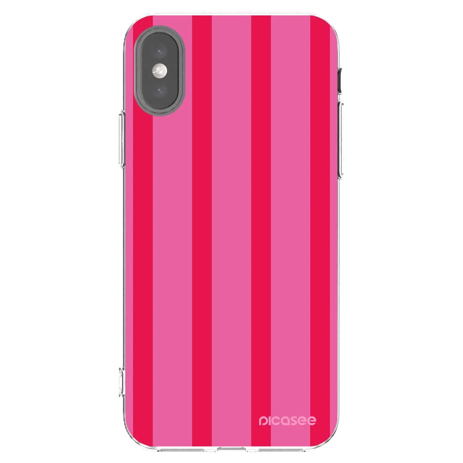 Picasee átlátszó szilikon tok az alábbi mobiltelefonokra Apple iPhone X/XS - Hot tropic