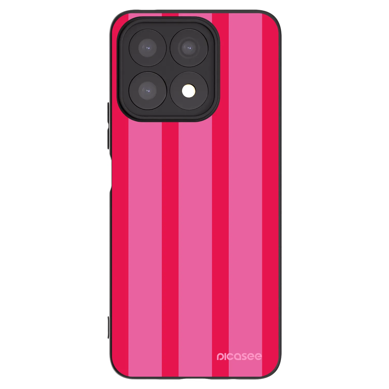 Picasee fekete szilikon tok az alábbi mobiltelefonokra Honor X8a - Hot tropic