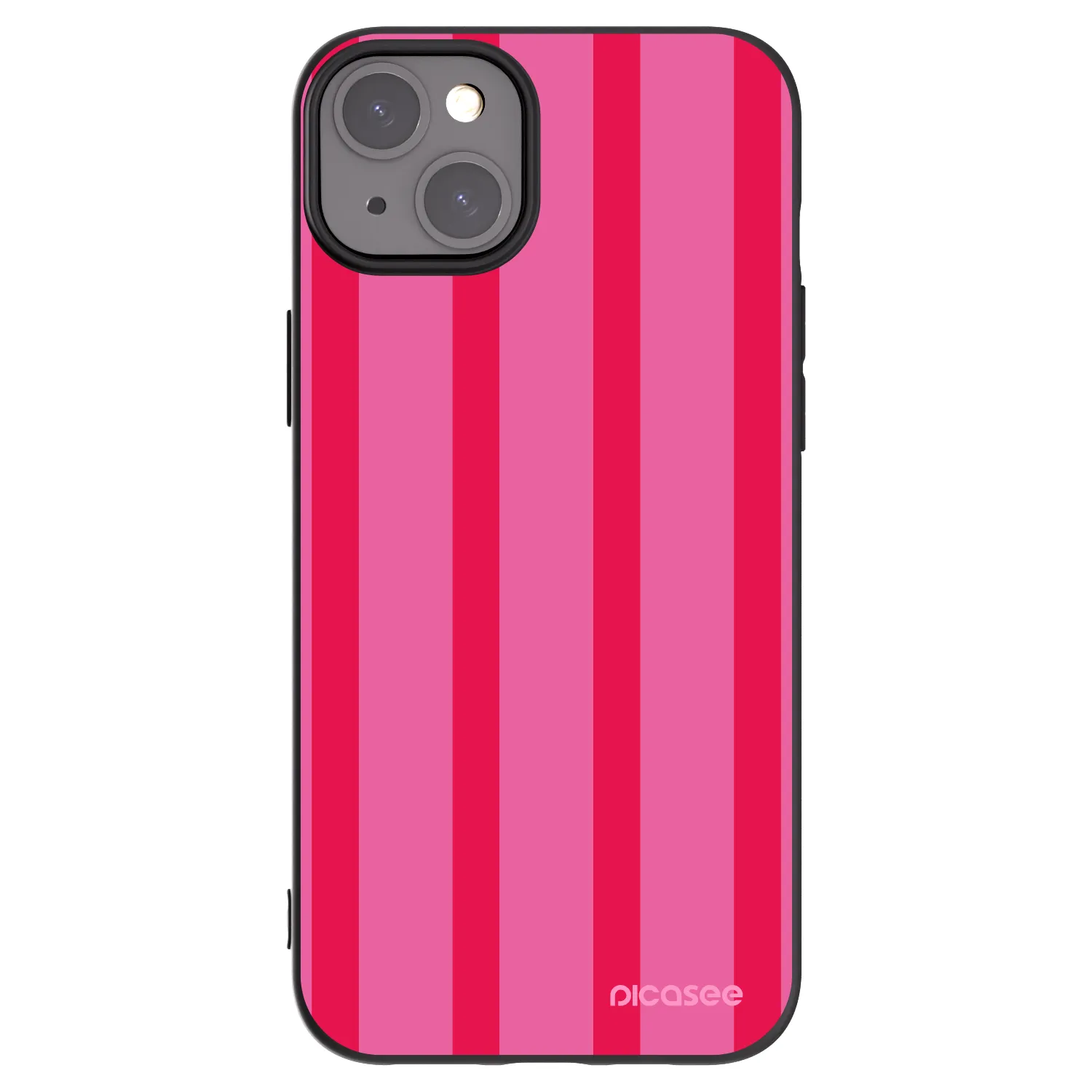 Picasee fekete szilikon tok az alábbi mobiltelefonokra Apple iPhone 15 Plus - Hot tropic