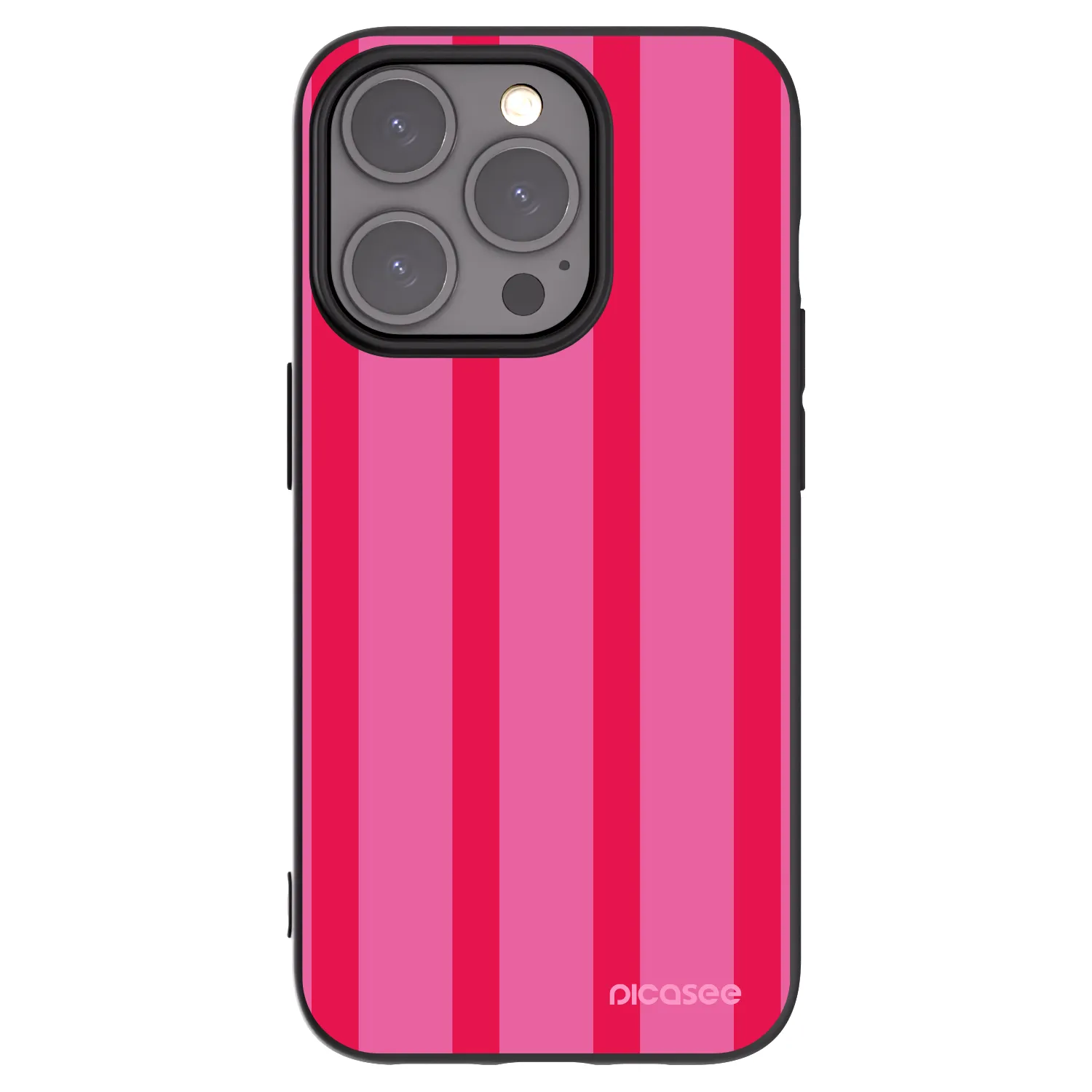 Picasee fekete szilikon tok az alábbi mobiltelefonokra Apple iPhone 15 Pro - Hot tropic