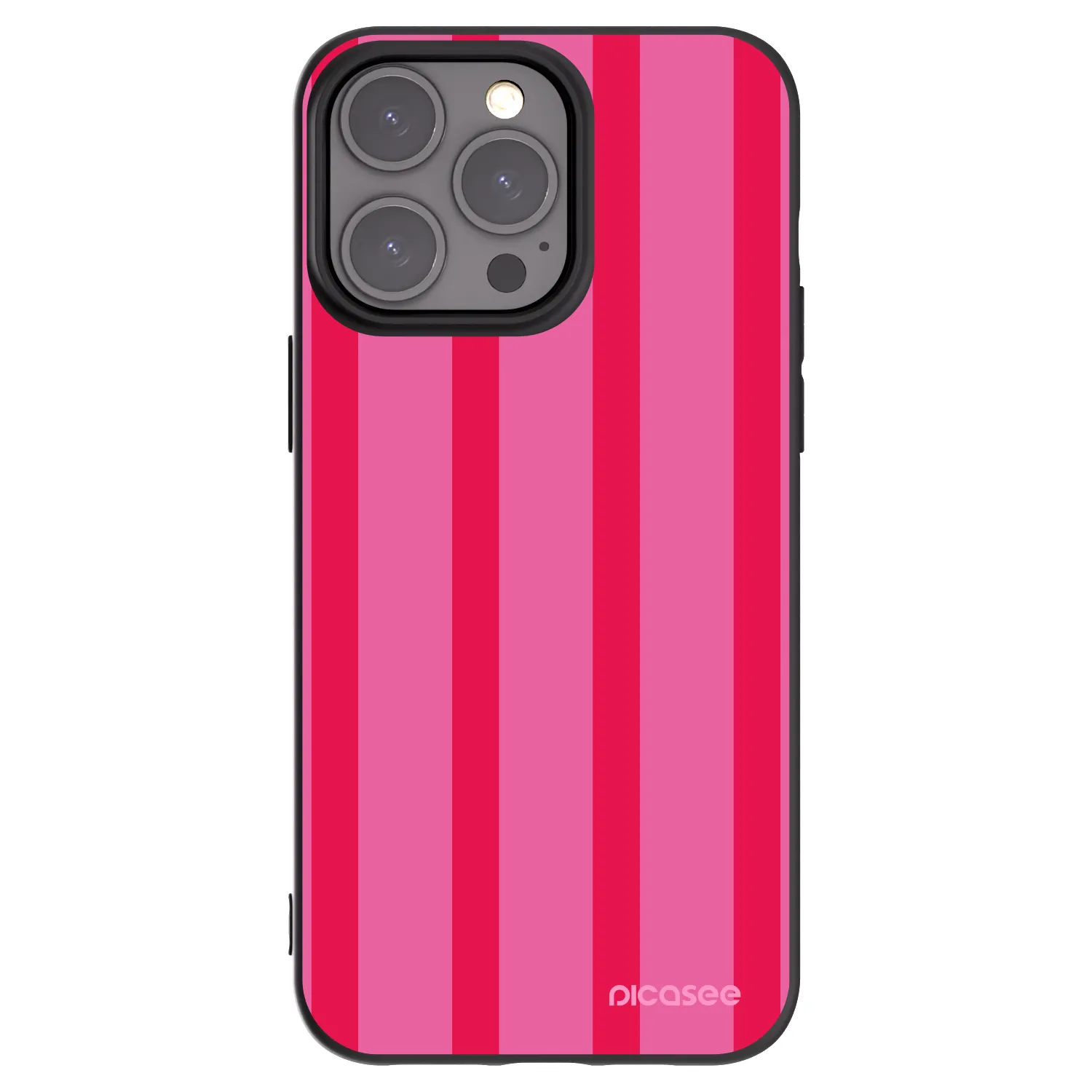 Picasee fekete szilikon tok az alábbi mobiltelefonokra Apple iPhone 15 Pro Max - Hot tropic