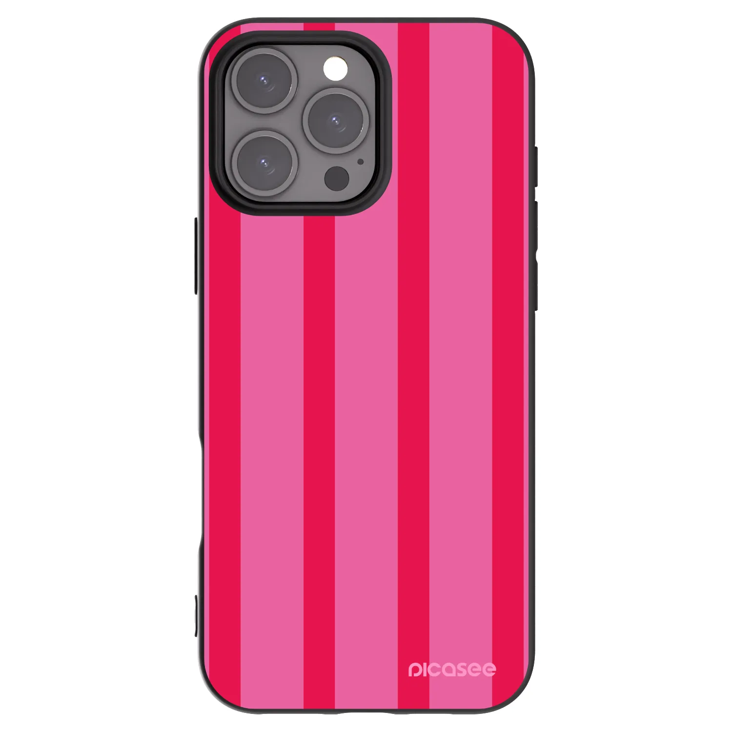 Picasee fekete szilikon tok az alábbi mobiltelefonokra Apple iPhone 16 Pro Max - Hot tropic