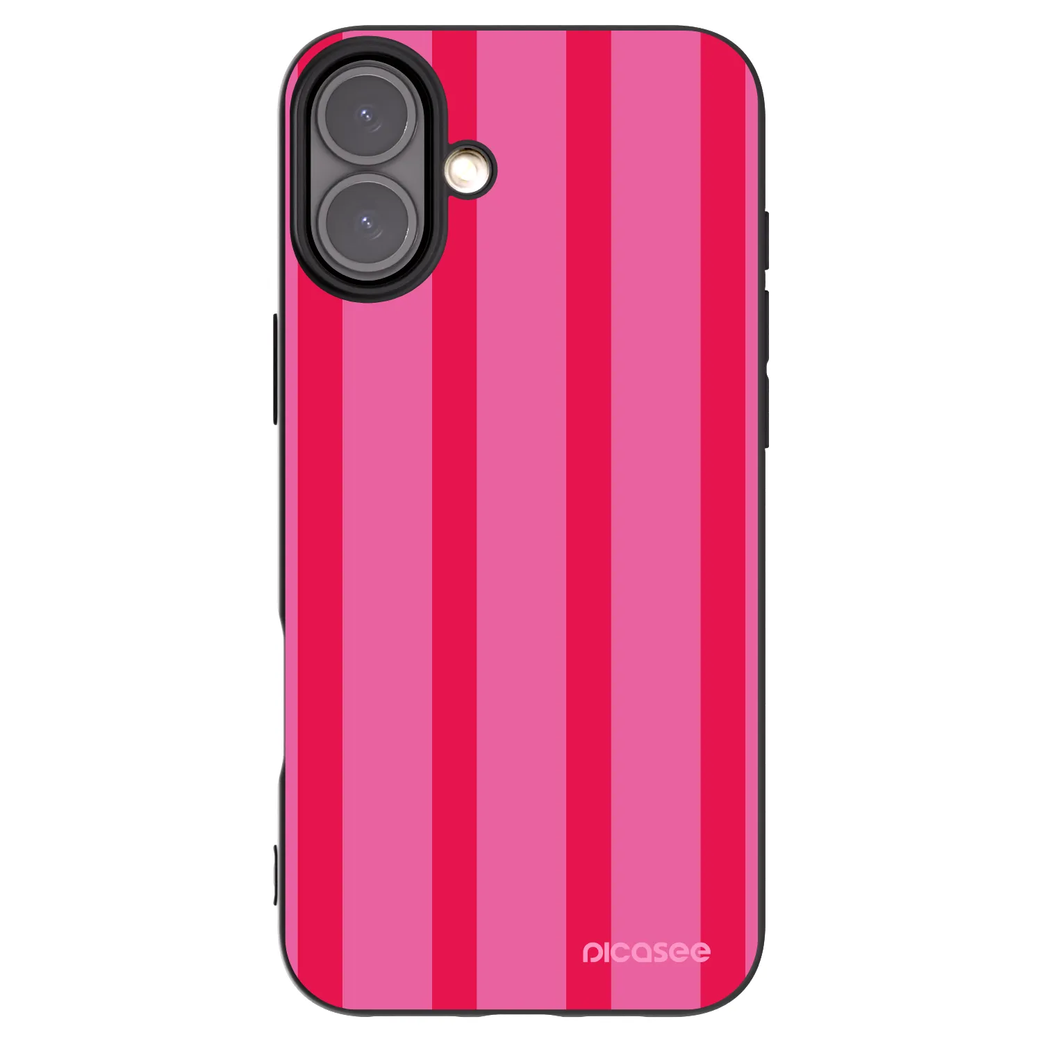 Picasee fekete szilikon tok az alábbi mobiltelefonokra Apple iPhone 16 Plus - Hot tropic