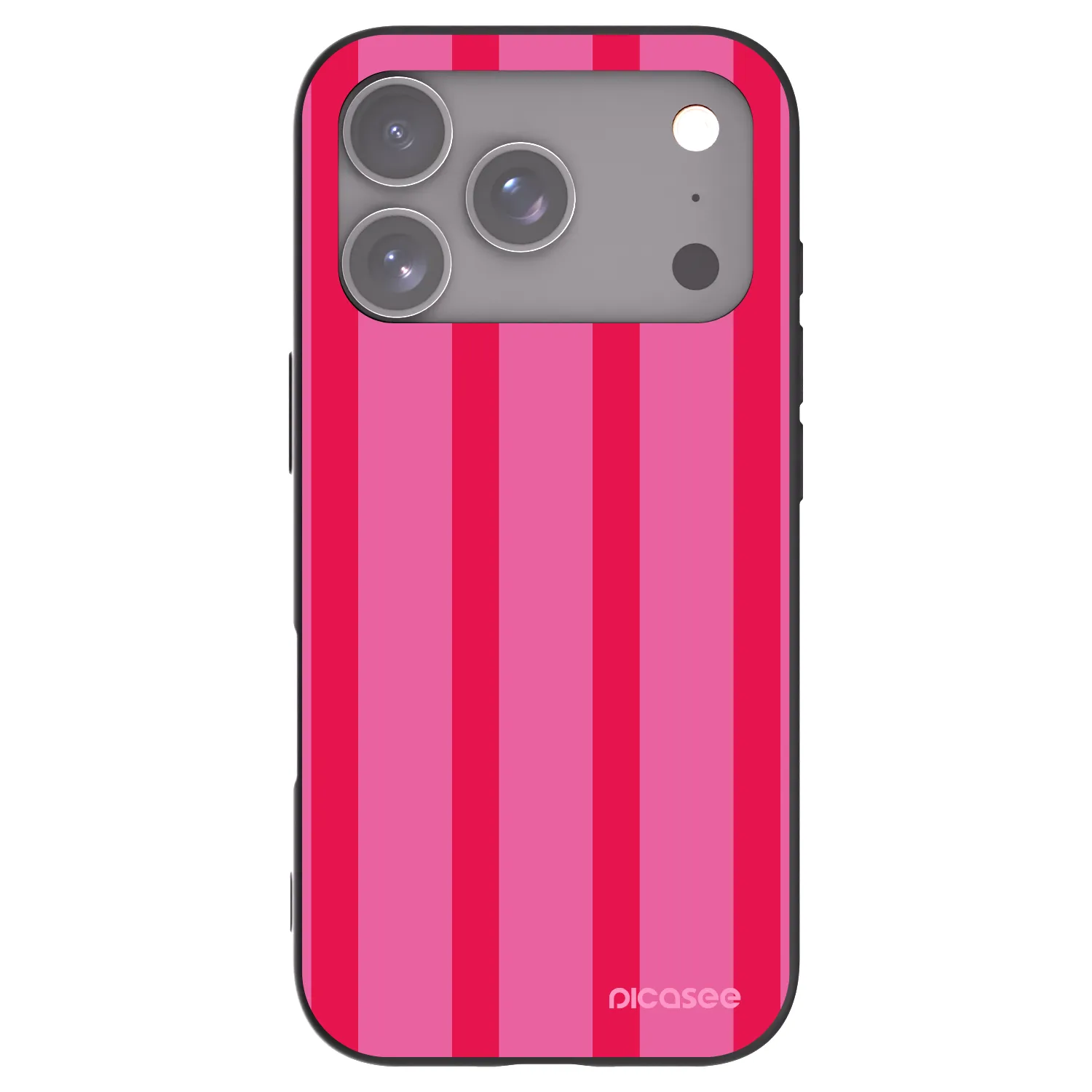 Picasee fekete szilikon tok az alábbi mobiltelefonokra Apple iPhone 17 Pro - Hot tropic