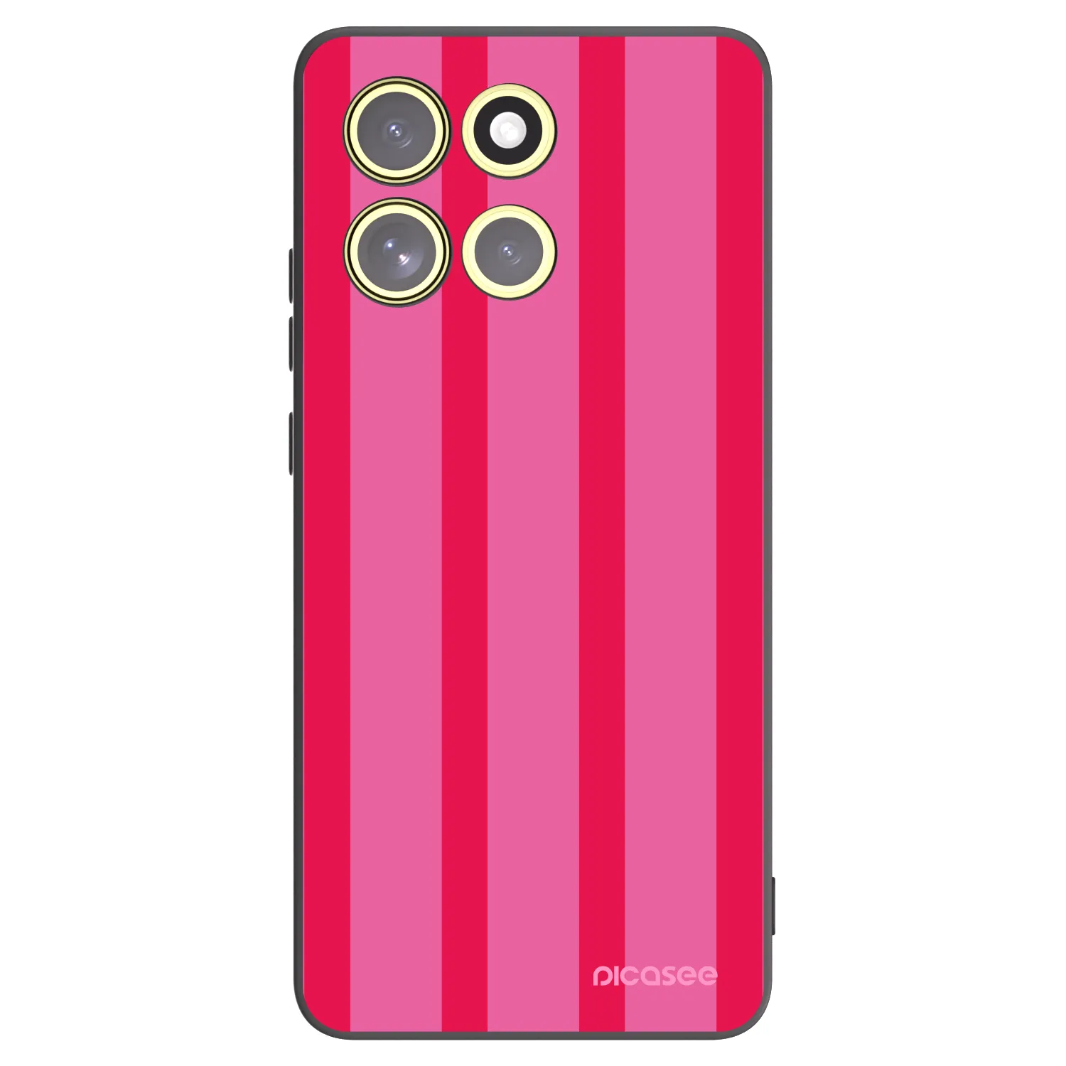 Picasee fekete szilikon tok az alábbi mobiltelefonokra Motorola Moto G86 Power 5G - Hot tropic