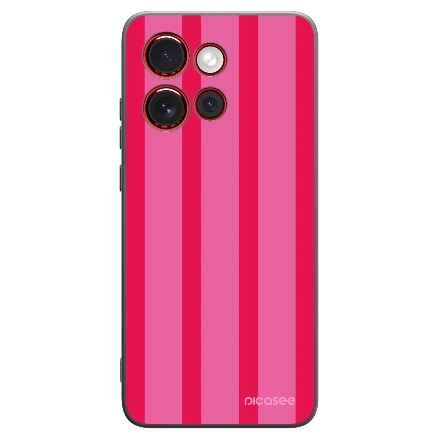 Picasee fekete szilikon tok az alábbi mobiltelefonokra Motorola Edge 60 Neo 5G - Hot tropic