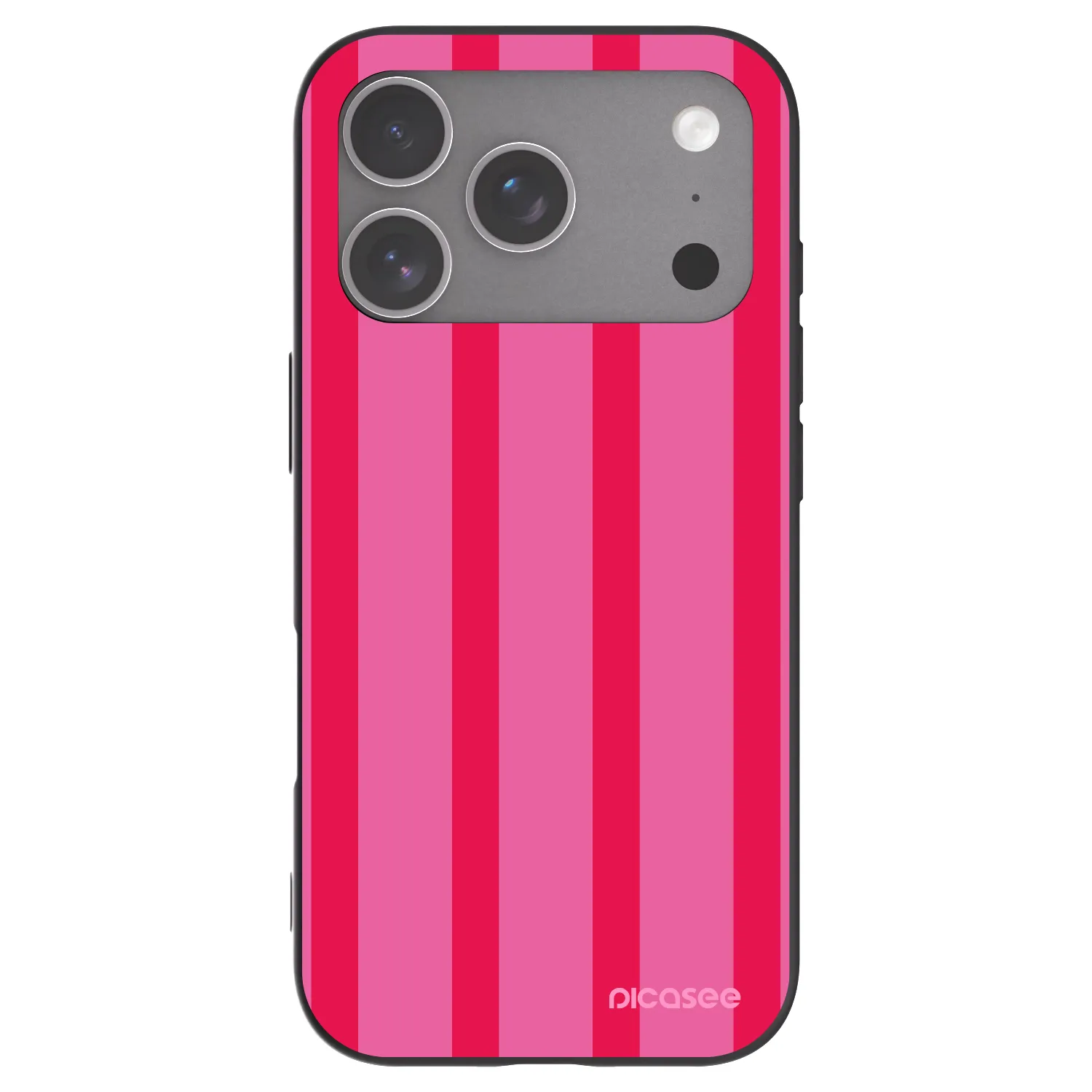 Picasee fekete szilikon tok az alábbi mobiltelefonokra Apple iPhone 18 Pro - Hot tropic