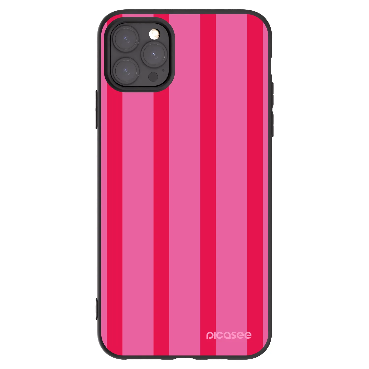 Picasee fekete szilikon tok az alábbi mobiltelefonokra Apple iPhone 11 Pro Max - Hot tropic