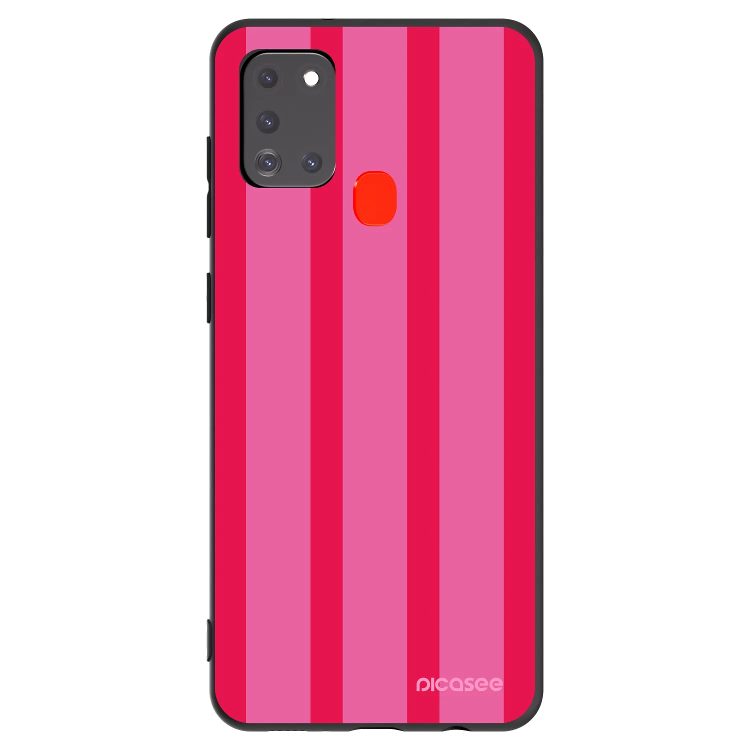 Picasee fekete szilikon tok az alábbi mobiltelefonokra Samsung Galaxy A21s - Hot tropic