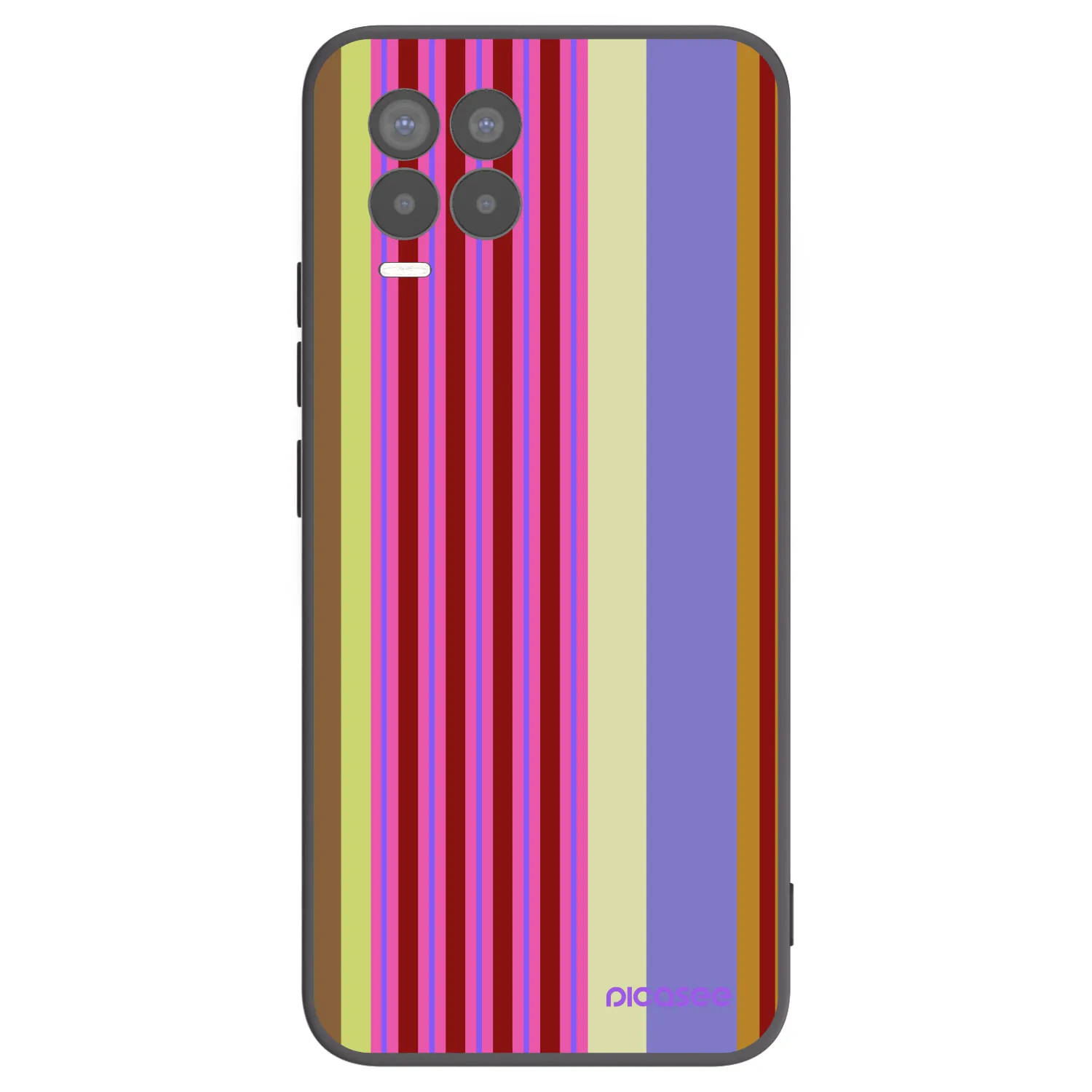Picasee fekete szilikon tok az alábbi mobiltelefonokra Realme 8 Pro - Late checkout