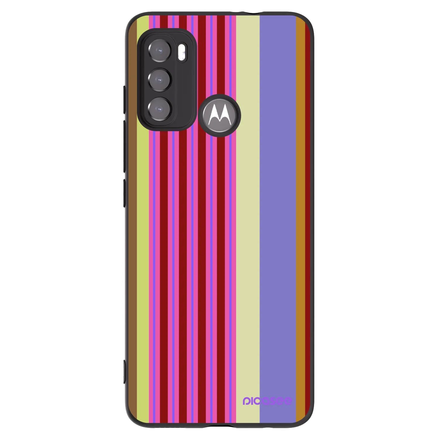 Picasee fekete szilikon tok az alábbi mobiltelefonokra Motorola Moto G60 - Late checkout