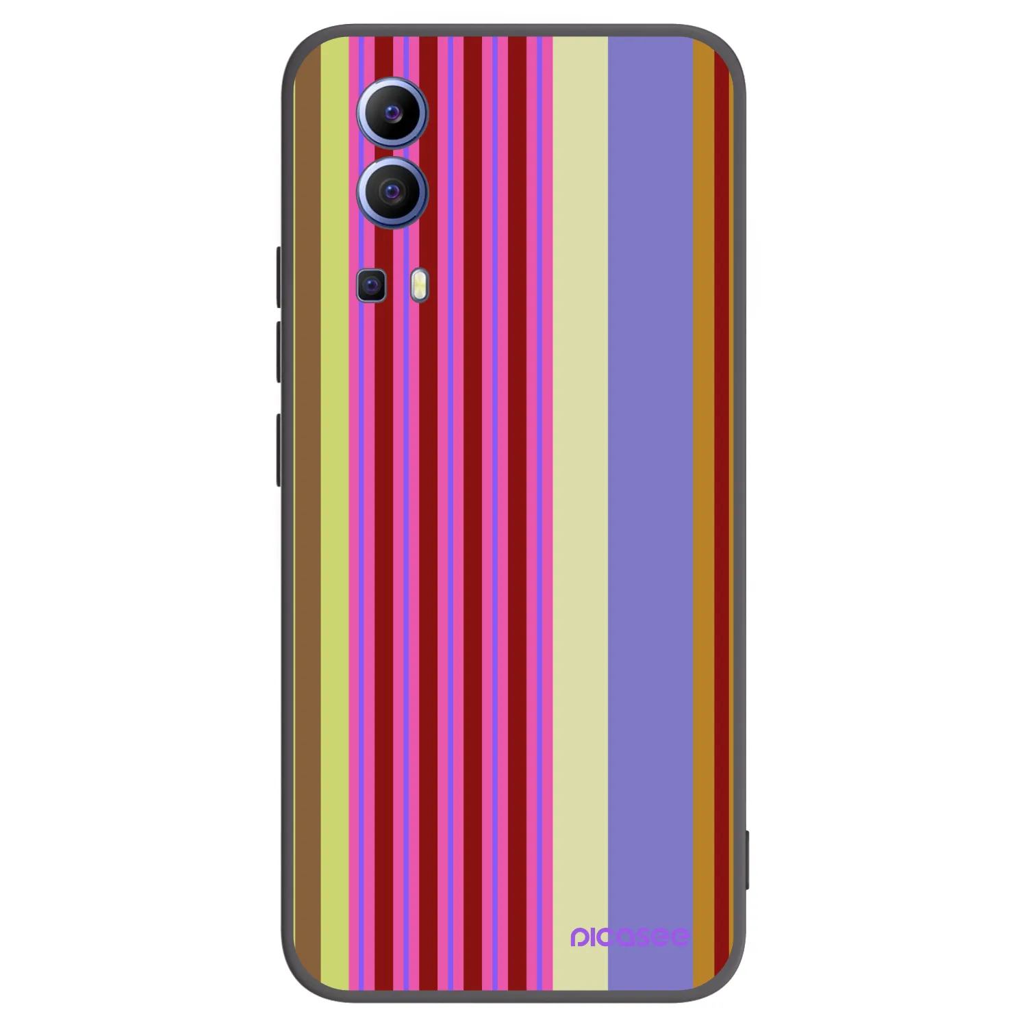 Picasee fekete szilikon tok az alábbi mobiltelefonokra Vivo Y52 5G - Late checkout