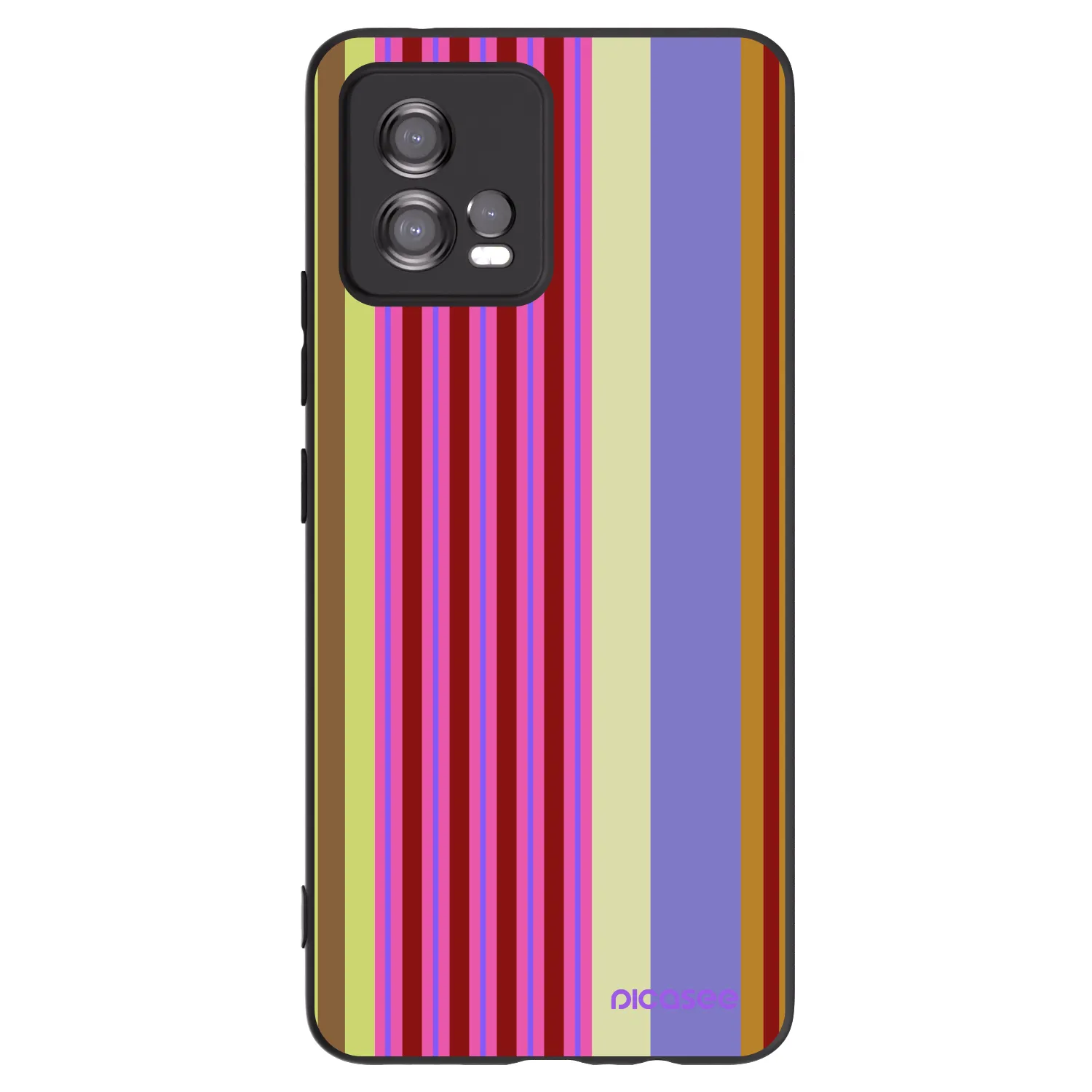 Picasee fekete szilikon tok az alábbi mobiltelefonokra Motorola Moto G72 - Late checkout