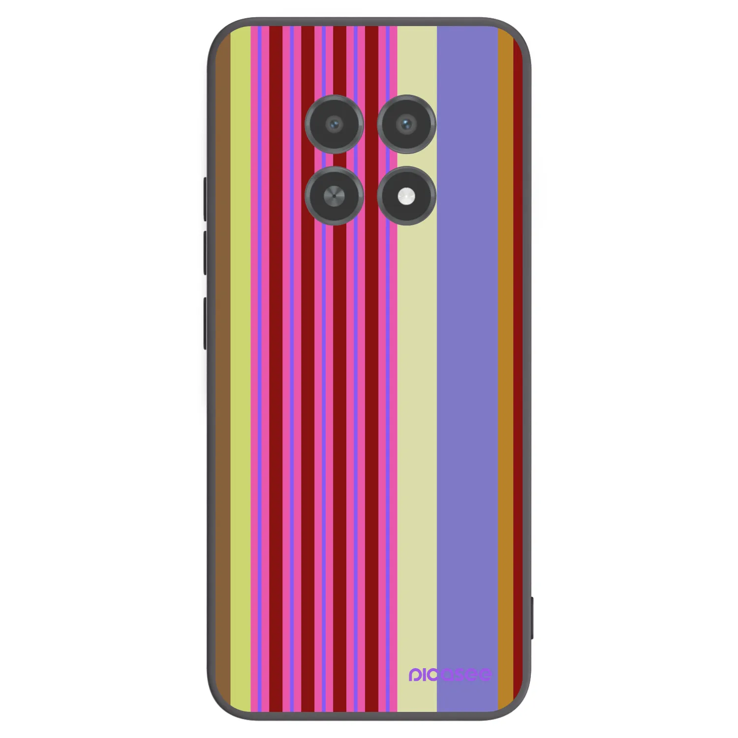 Picasee fekete szilikon tok az alábbi mobiltelefonokra Realme 12X - Late checkout