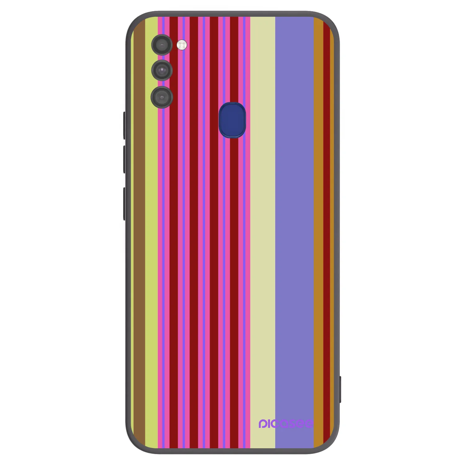 Picasee fekete szilikon tok az alábbi mobiltelefonokra Samsung Galaxy M21 M215F - Late checkout