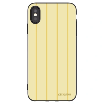 Picasee fekete szilikon tok az alábbi mobiltelefonokra Apple iPhone XS Max - Liquid sunshine