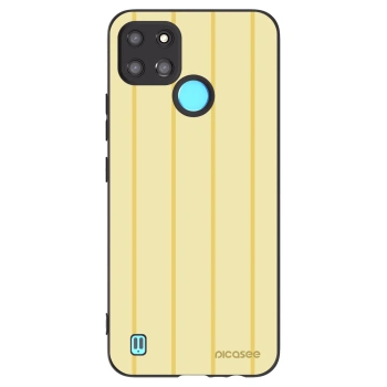 Picasee fekete szilikon tok az alábbi mobiltelefonokra Realme C21Y - Liquid sunshine
