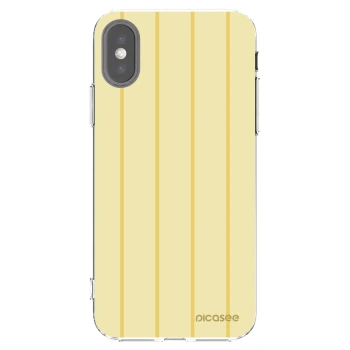 Picasee átlátszó szilikon tok az alábbi mobiltelefonokra Apple iPhone X/XS - Liquid sunshine