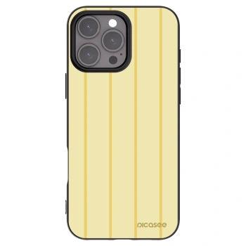 Picasee fekete szilikon tok az alábbi mobiltelefonokra Apple iPhone 16 Pro Max - Liquid sunshine