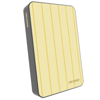 Picasee Powerbank MagSafe 10 000 mAh Szürke - Liquid sunshine