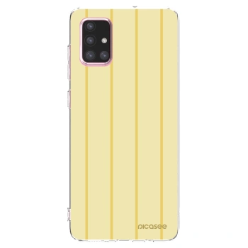 Picasee átlátszó szilikon tok az alábbi mobiltelefonokra Samsung Galaxy A71 A715F - Liquid sunshine