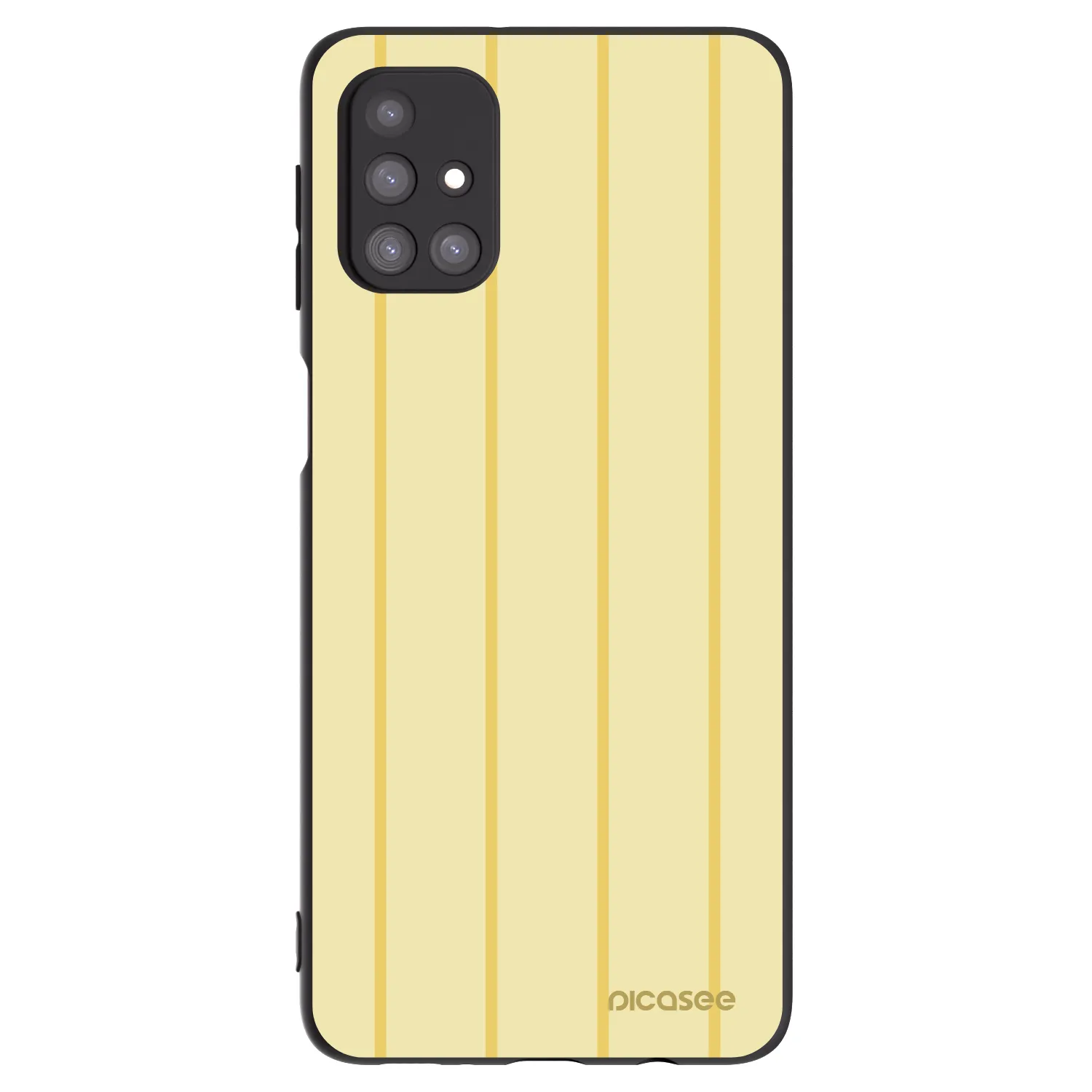 Picasee fekete szilikon tok az alábbi mobiltelefonokra Samsung Galaxy M31s - Liquid sunshine